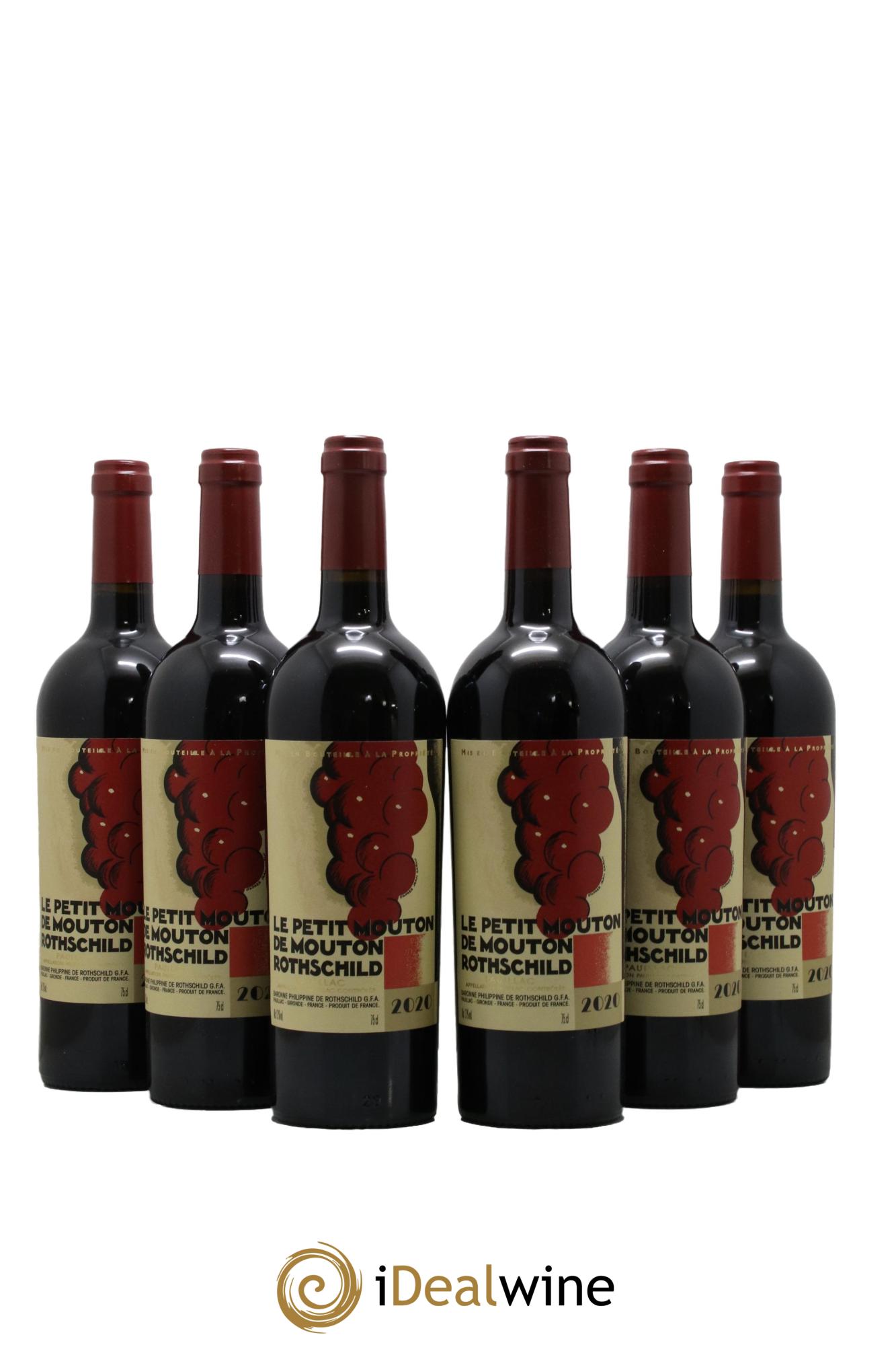 Petit Mouton Second Vin 2020 - Lot of 6 bottles - 0