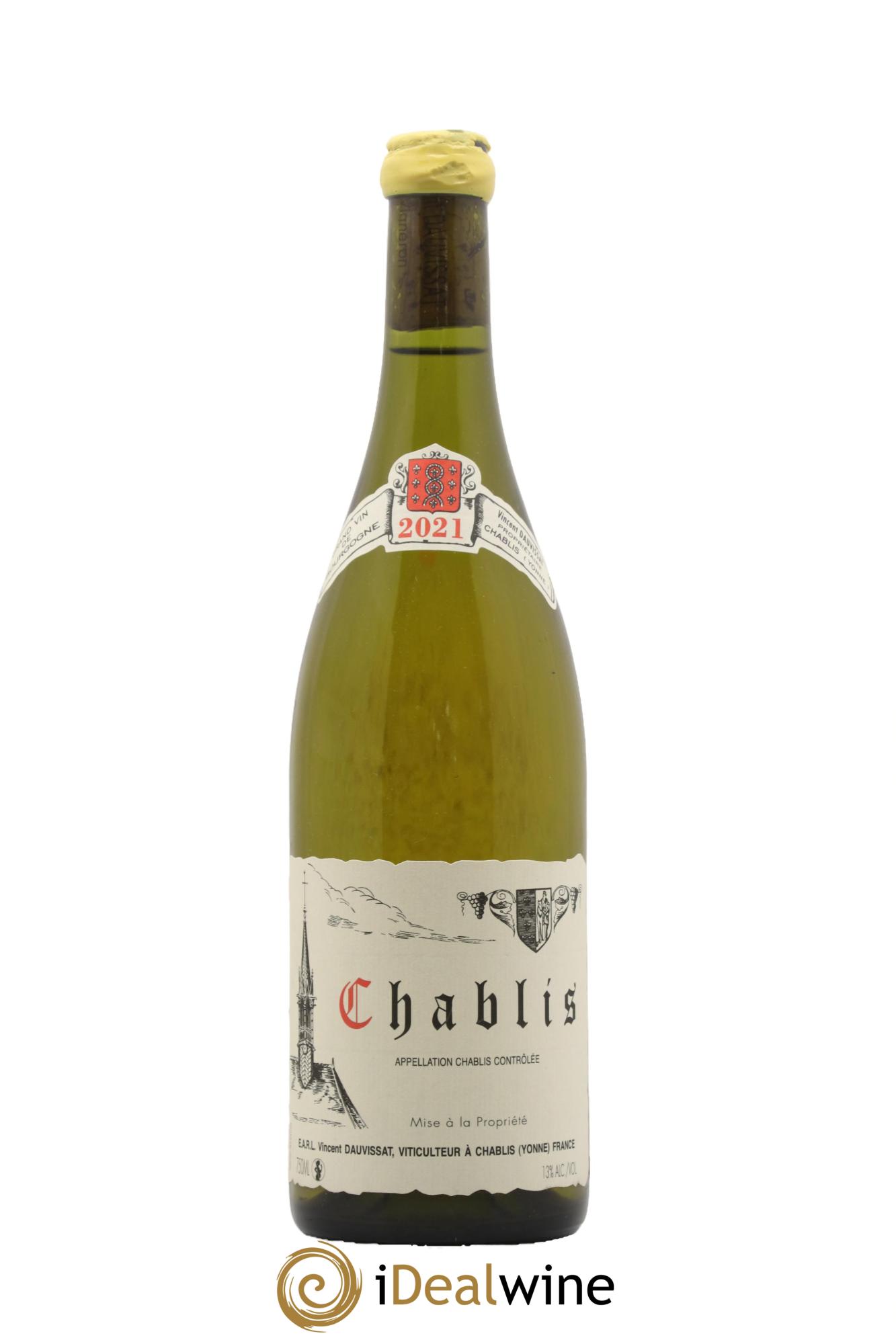 Chablis Vincent Dauvissat (Domaine) 2021 - Lot de 1 bouteille - 0