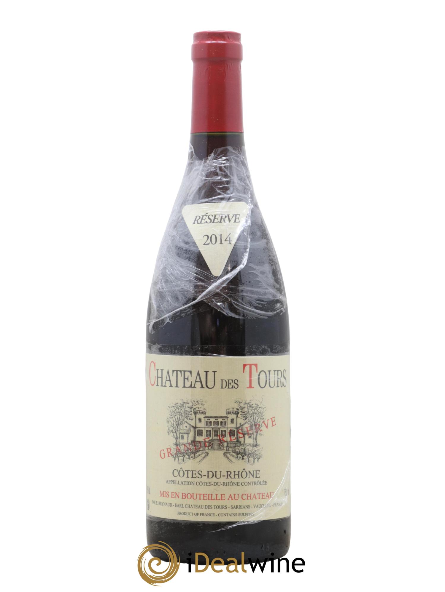 Côtes-du-Rhône Château des Tours Grande Réserve Emmanuel Reynaud 2014 - Lot de 1 bouteille - 0
