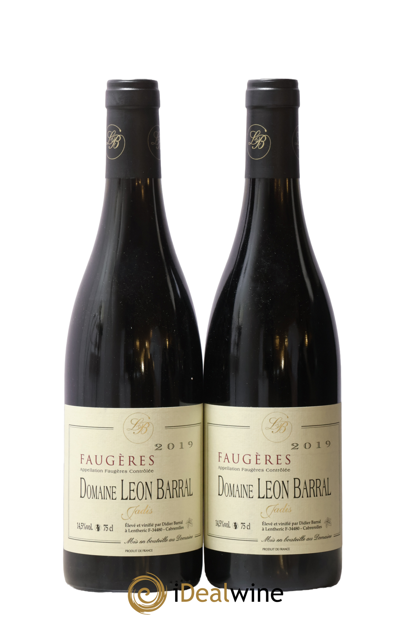 Faugères Jadis Domaine Léon Barral 2019 - Lot de 2 bouteilles - 0