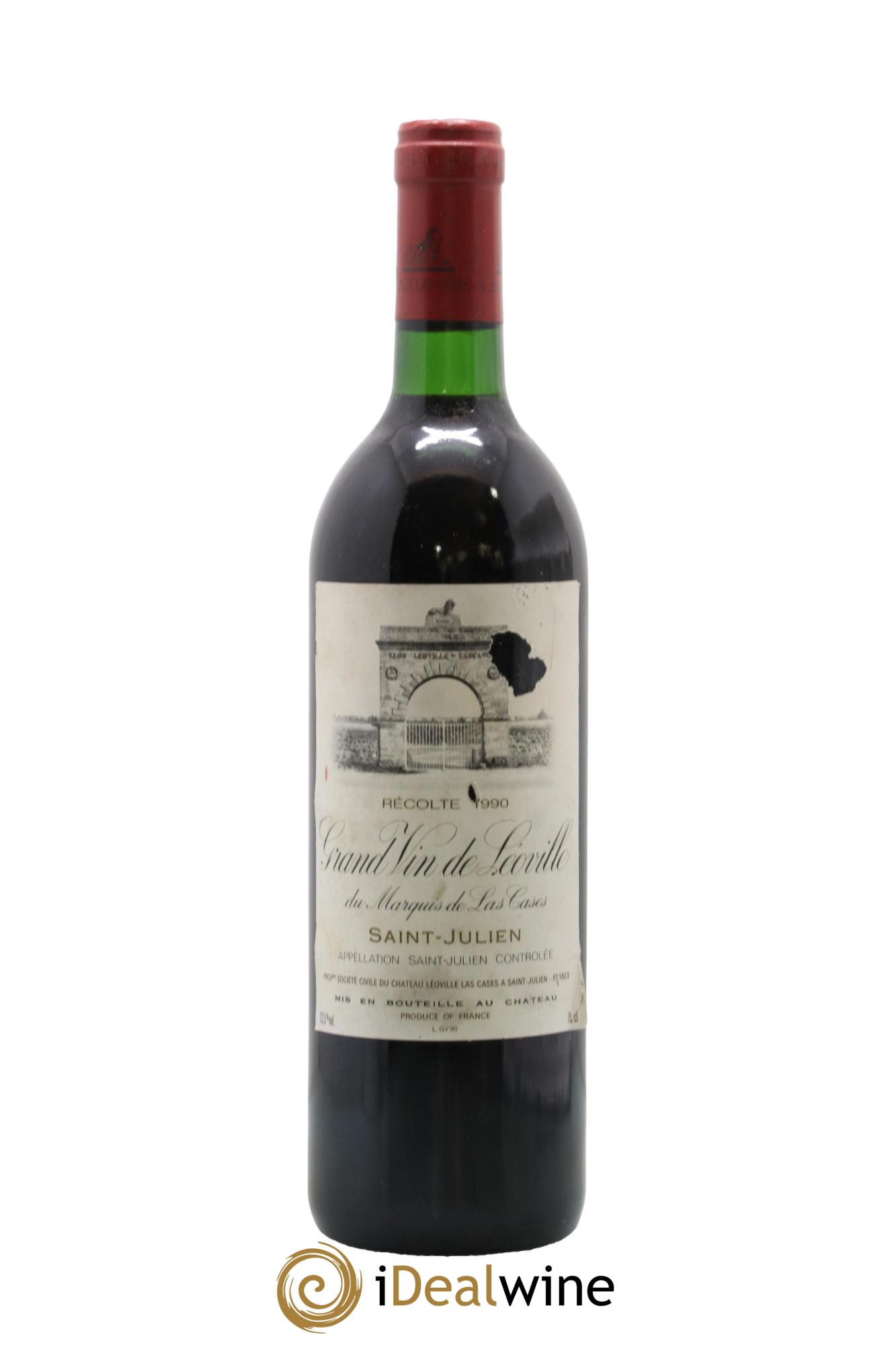 Château Léoville Las Cases 2ème Grand Cru Classé 1990 - Lot de 1 bouteille - 0