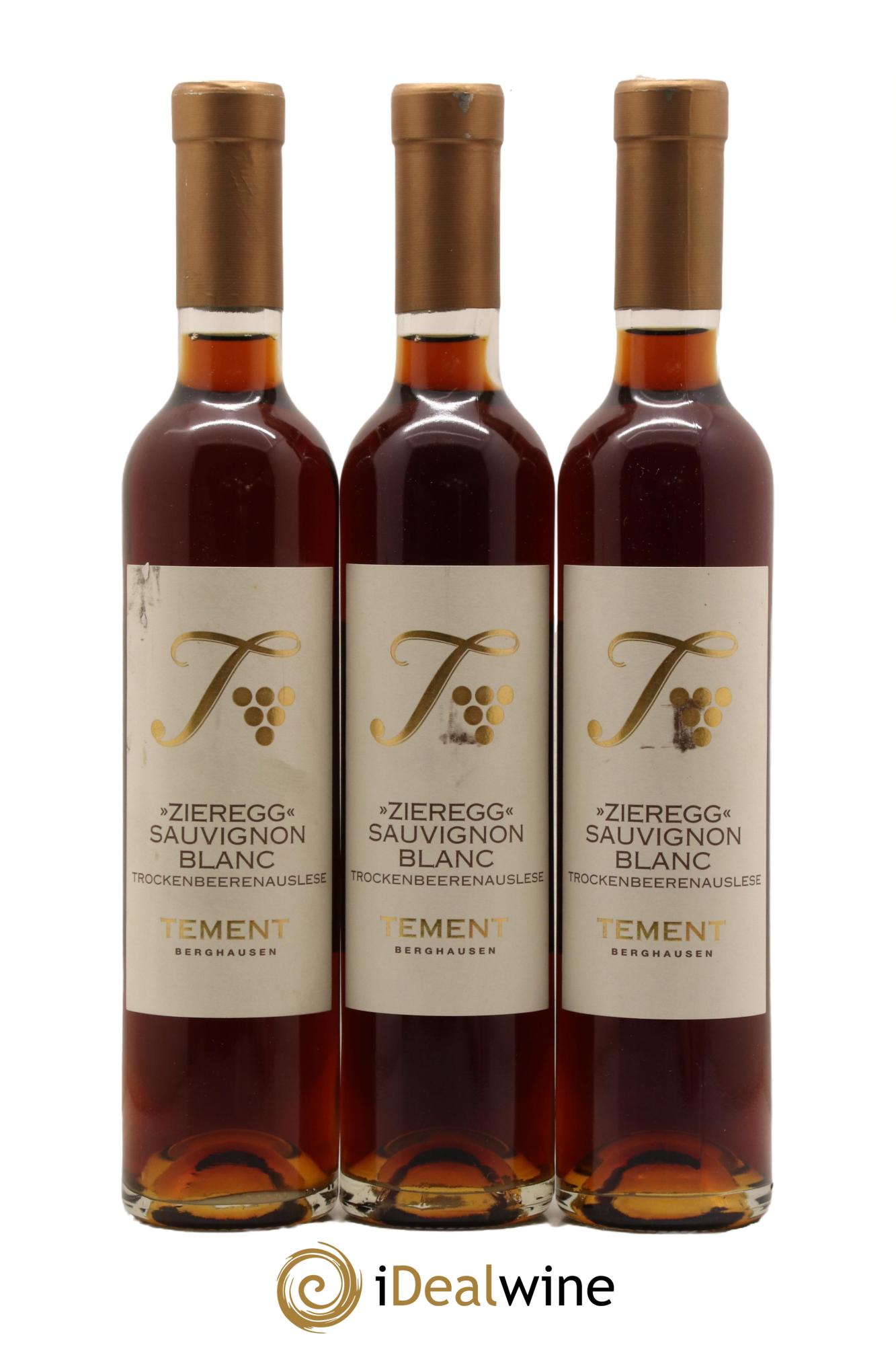 Autriche Sauvignon Blanc Ziereg Trockenbeerenauslese Tement 1998 - Posten von 3 Demi-Flaschen - 0
