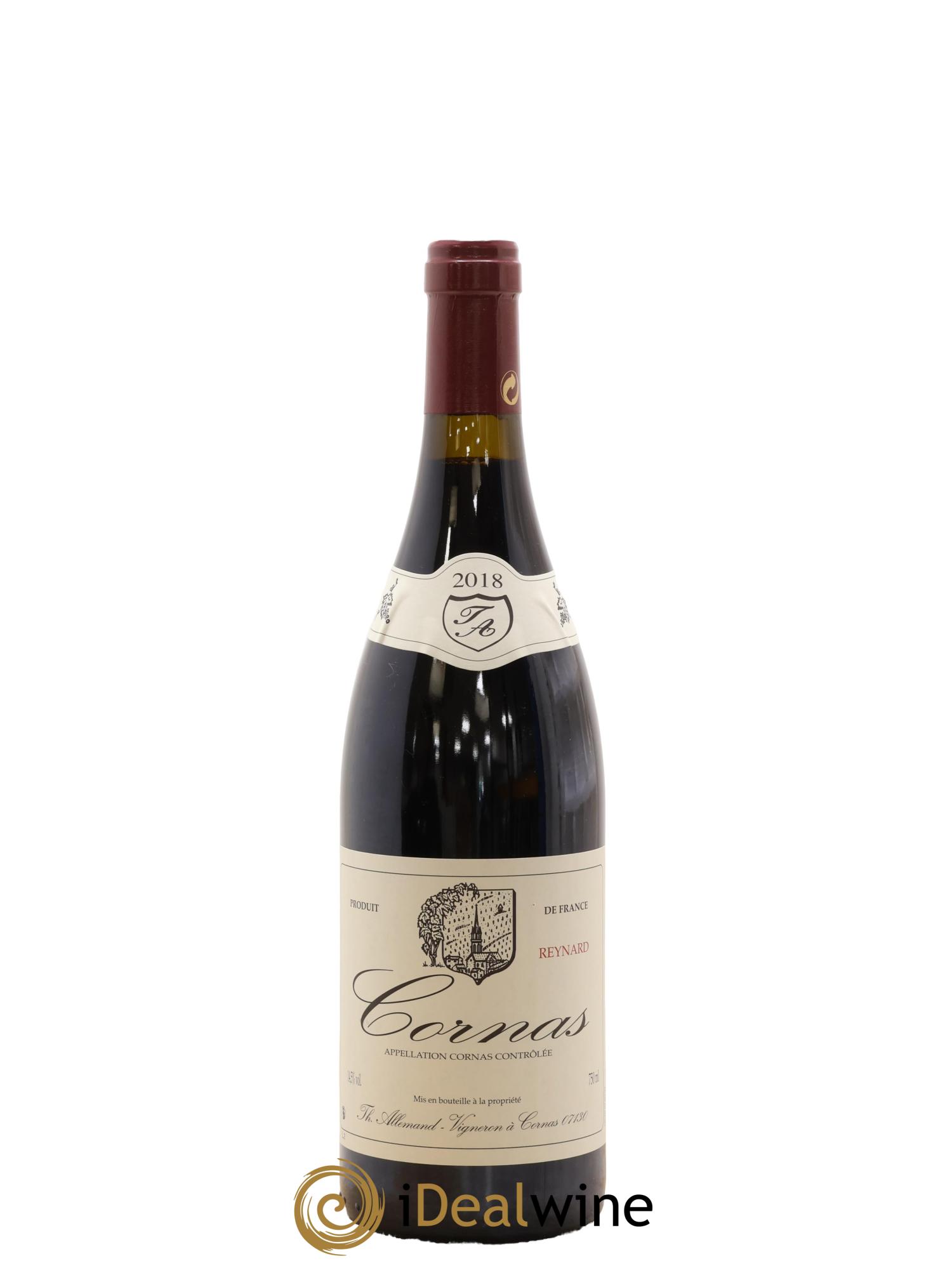 Cornas Reynard Thierry Allemand 2018 - Lot de 1 bouteille - 0
