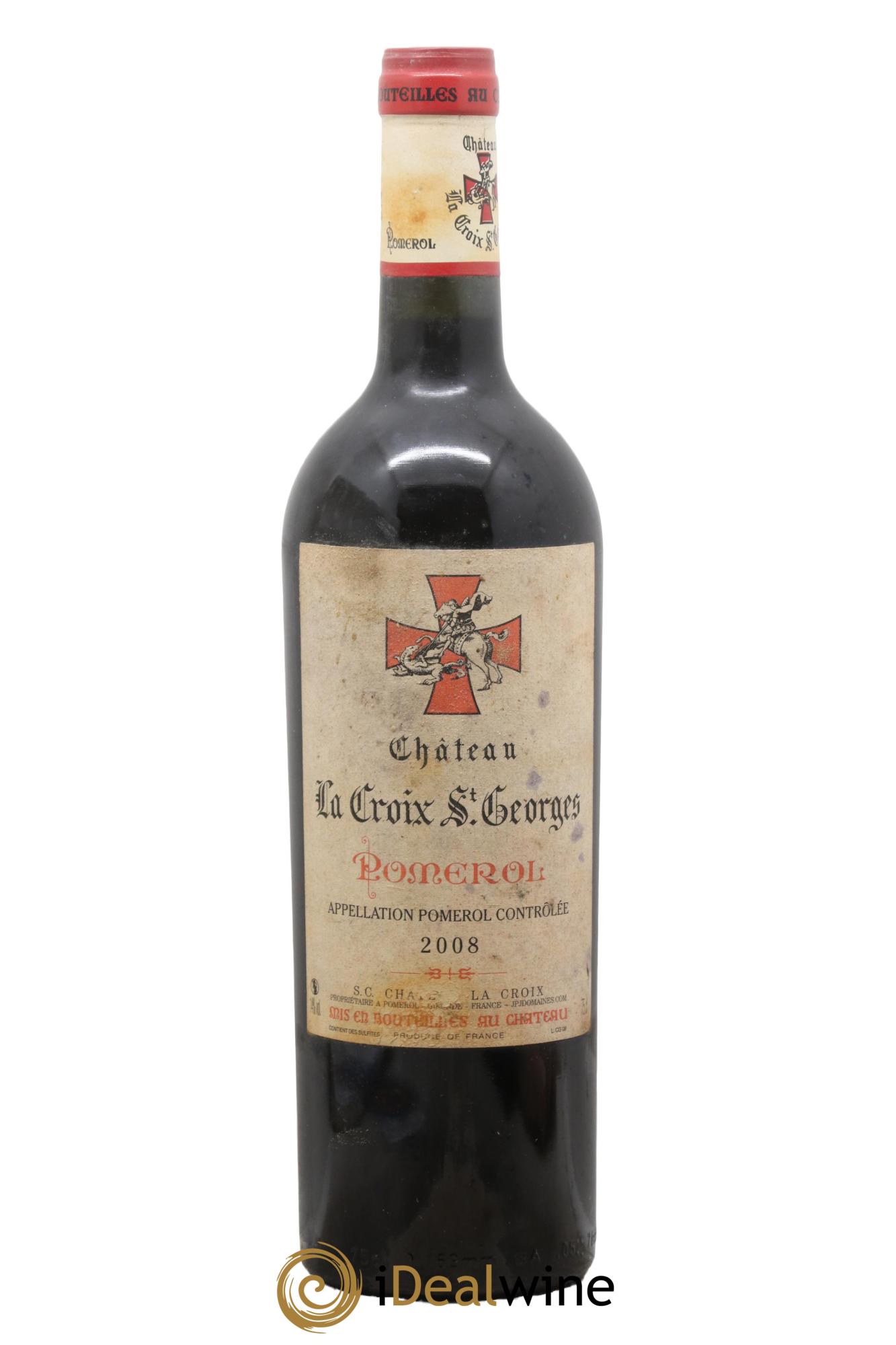 Château la Croix Saint-Georges 2008 - Lot of 1 bottle - 0