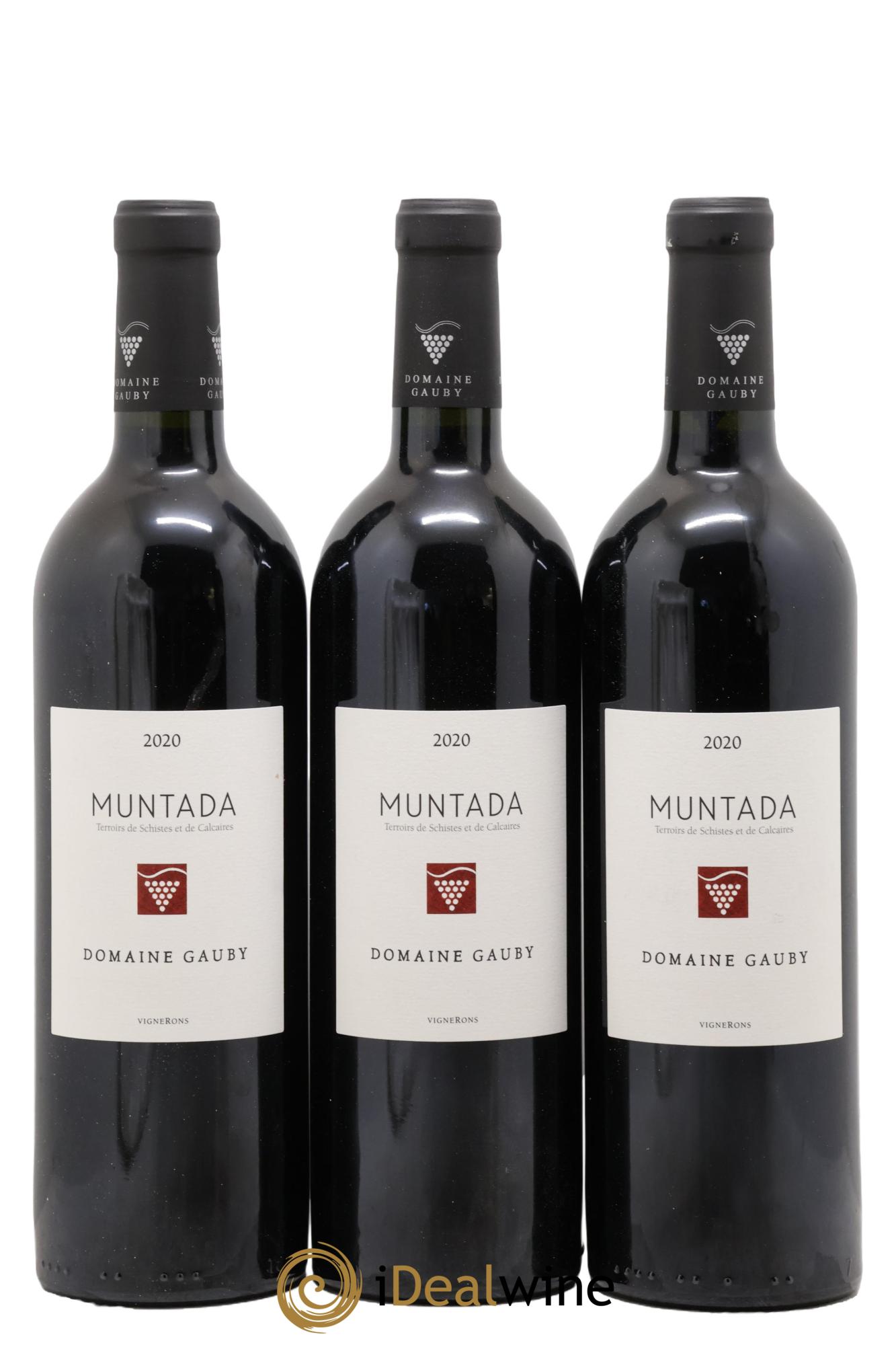 Côtes Catalanes (anciennement Côtes du Roussillon Villages) La Muntada Gauby (Domaine) 2020 - Lot of 3 bottles - 0