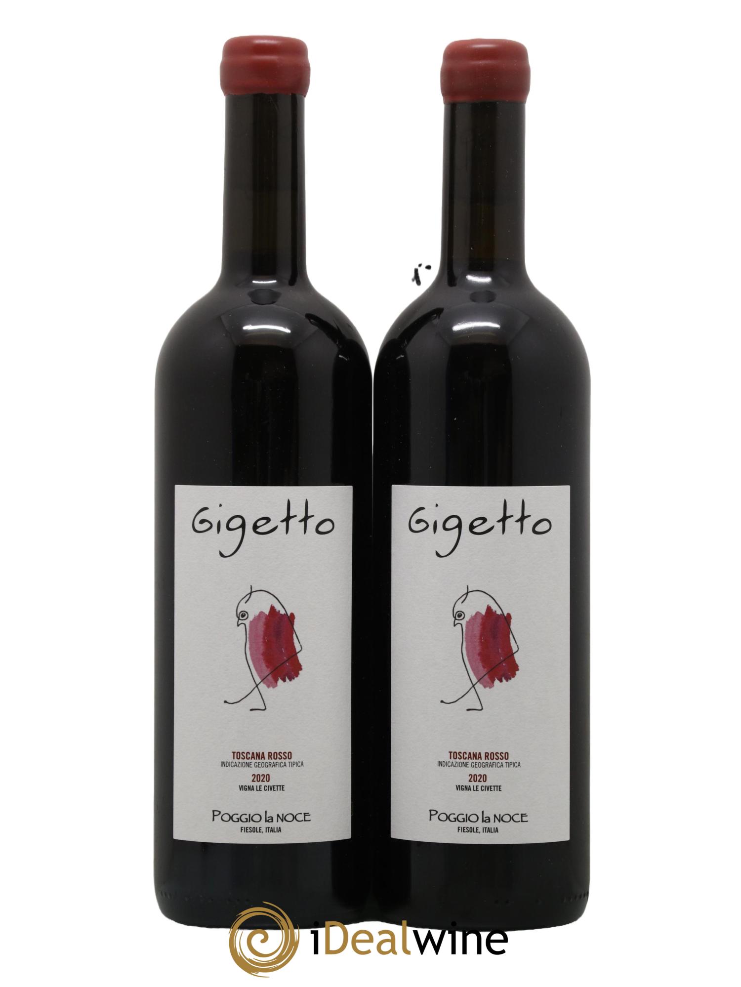 Italie Toscana La Noce Gigetto Poggio 2020 - Lot de 2 bouteilles - 0