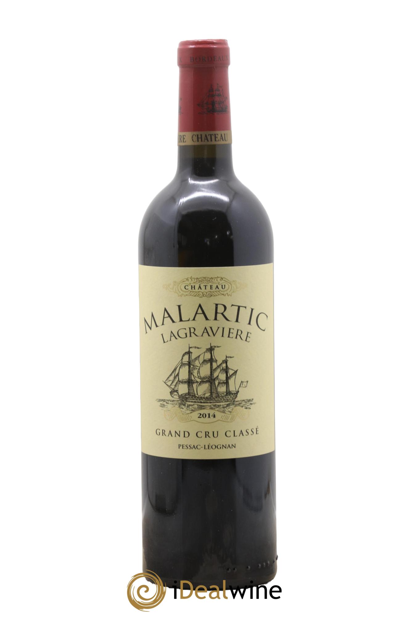 Château Malartic-Lagravière Cru Classé de Graves 2014 - Posten von 1 Flasche - 0
