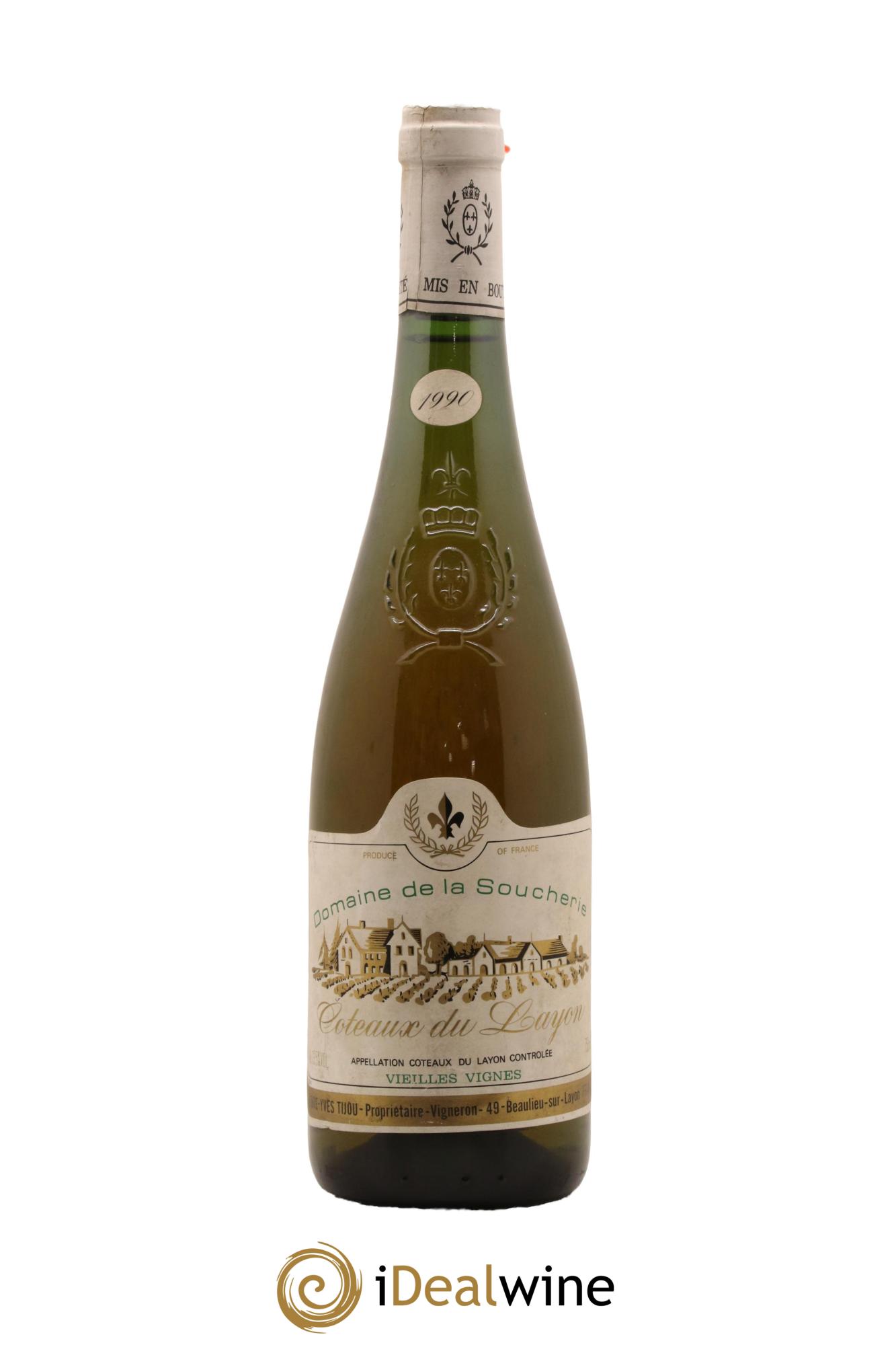 Coteaux du Layon Vieilles Vignes Domaine De La Soucherie 1990 - Lot de 1 bouteille - 0