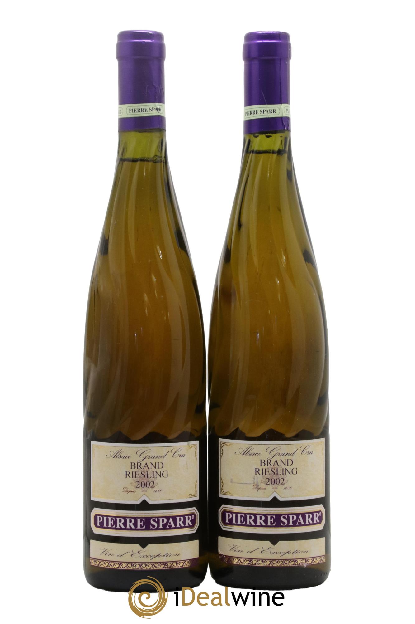 Alsace Grand Cru Brand Riesling Pierre Sparr  2002 - Lotto di 2 bottiglie - 0