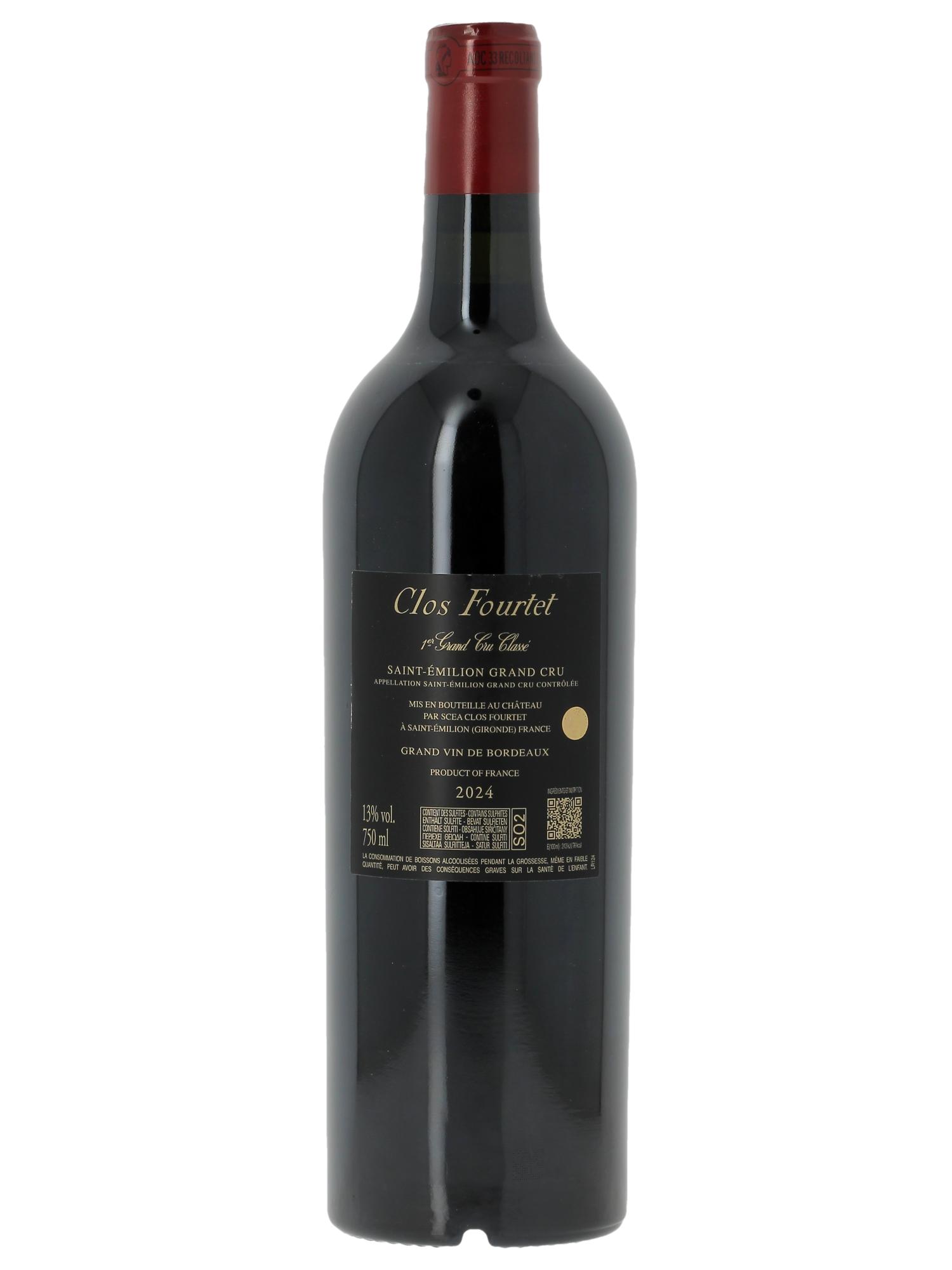 Clos Fourtet 1er Grand Cru Classé B  2024 - Posten von 1 Flasche - 1