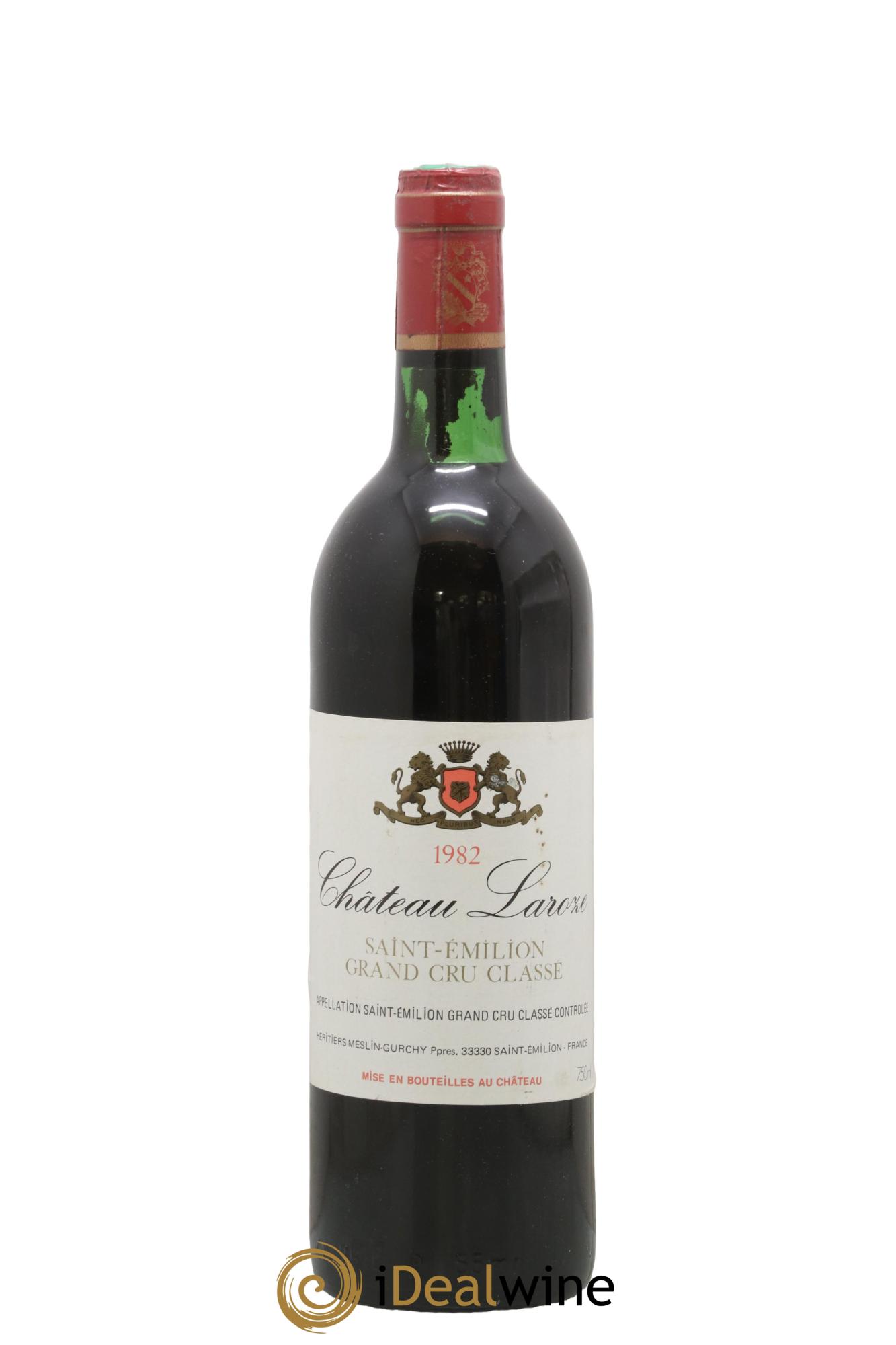 Château Laroze Grand Cru Classé 1982 - Posten von 1 Flasche - 0