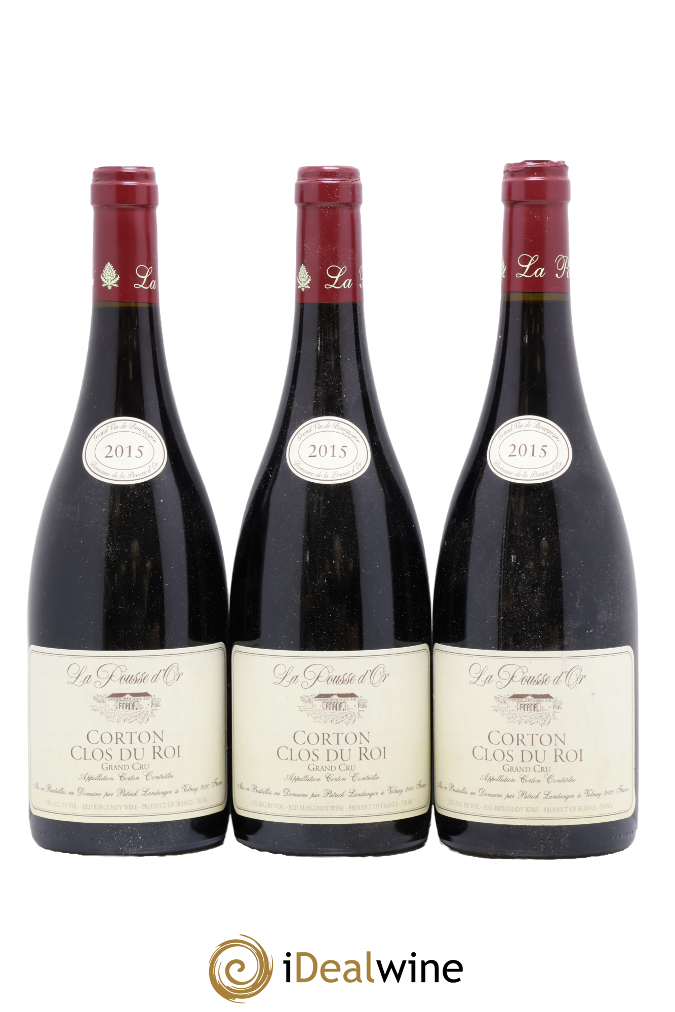 Corton Grand Cru Clos du Roi La Pousse d'Or (Domaine de) 2015 - Posten von 3 Flaschen - 0