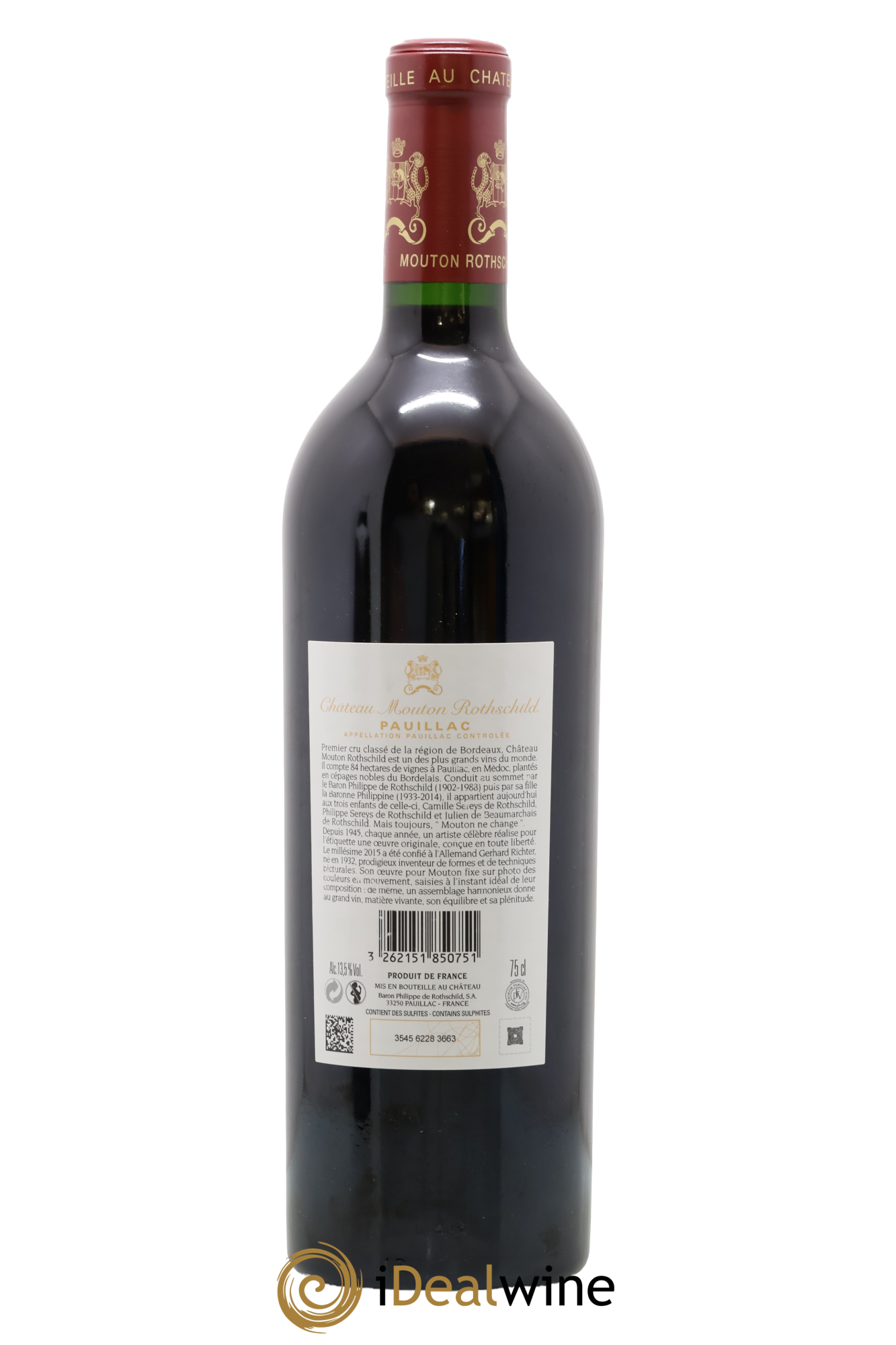 Château Mouton Rothschild 1er Grand Cru Classé 2015 - Lotto di 1 bottiglia - 1