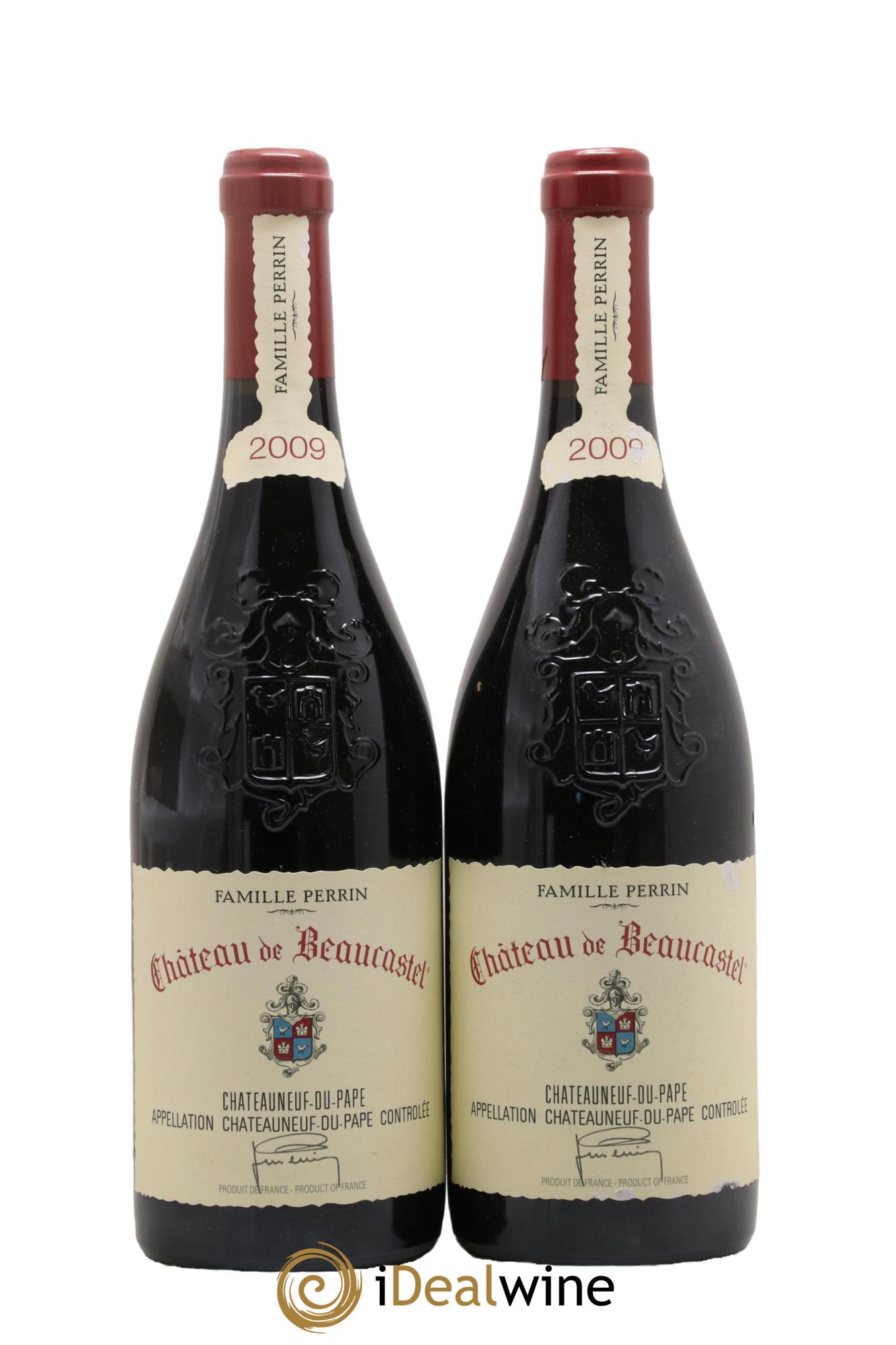 Châteauneuf-du-Pape Château de Beaucastel Famille Perrin 2009 - Lot de 2 bouteilles - 0