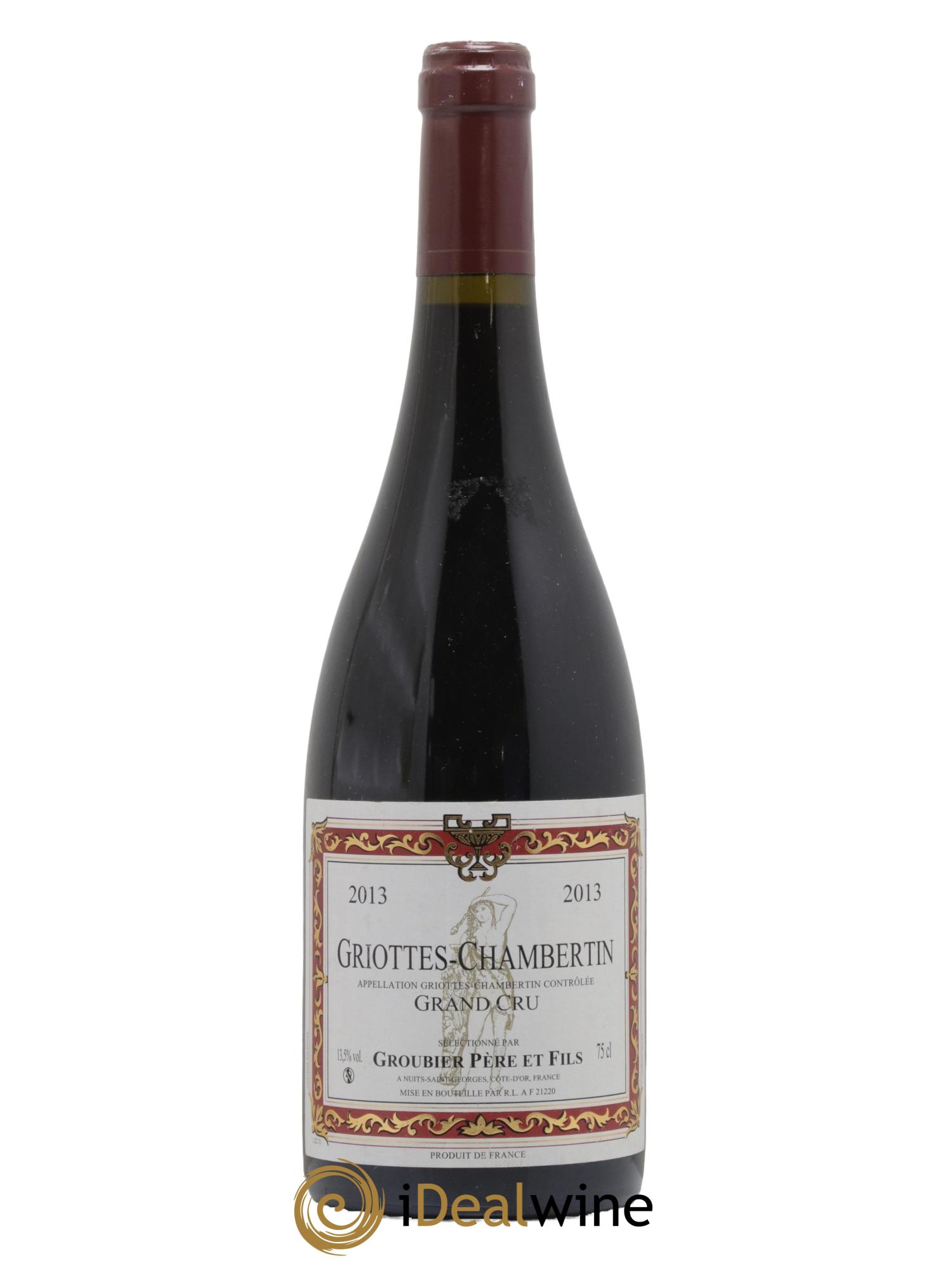 Griotte-Chambertin Grand Cru Groubier 2013 - Lot de 1 bouteille - 0