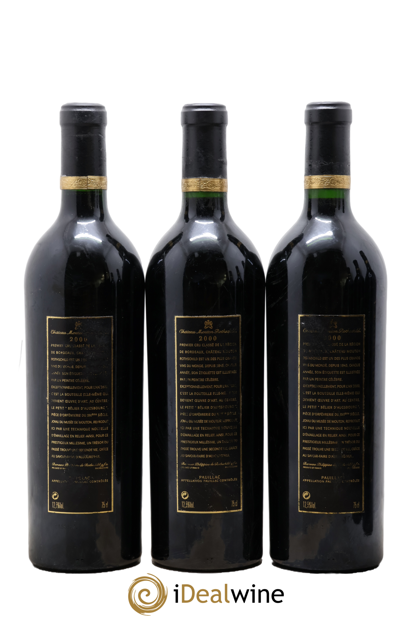 Château Mouton Rothschild 1er Grand Cru Classé 2000 - Lot de 6 bouteilles - 2