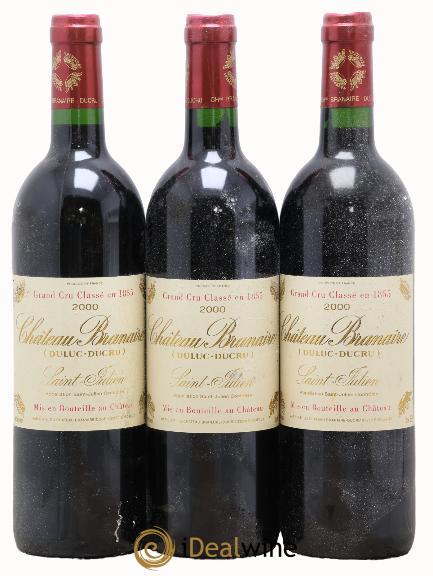 Château Branaire Ducru 4ème Grand Cru Classé 2000 - Lot of 3 bottles - 0
