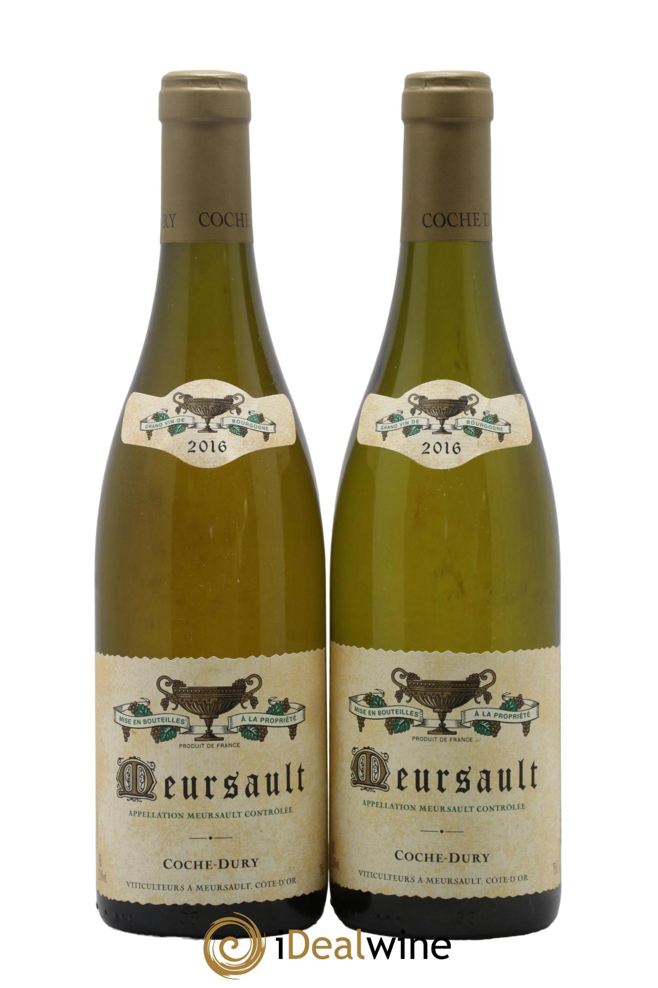 Meursault Coche Dury (Domaine) 2016 - Lotto di 2 bottiglie - 0