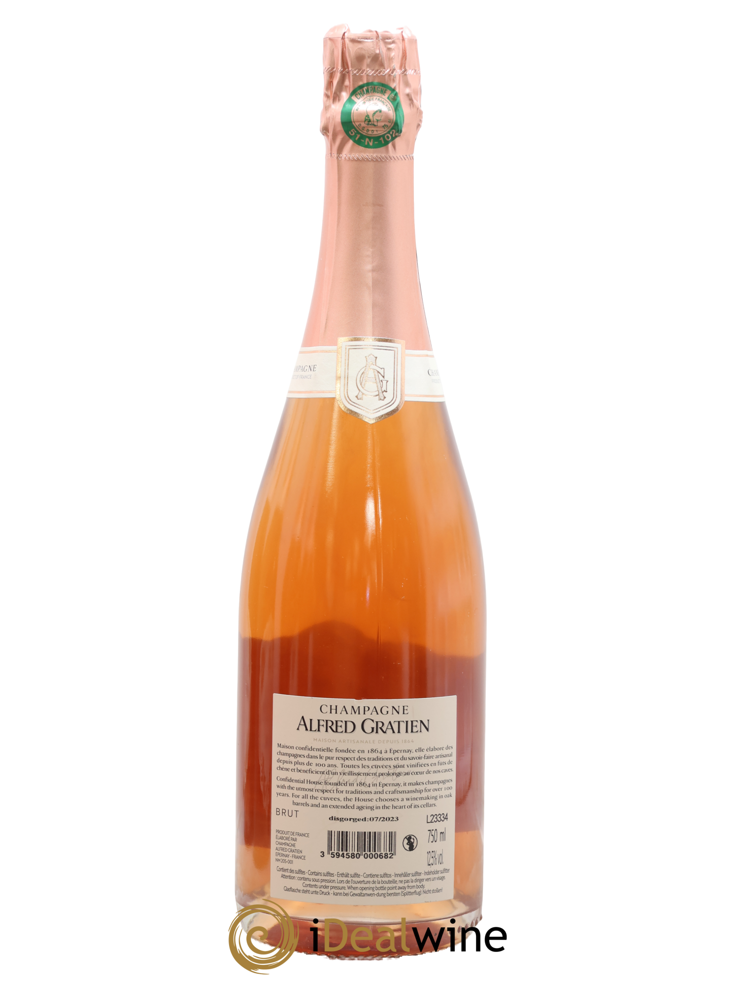 Champagne - brut Alfred Gratien - Posten von 1 Flasche - 1