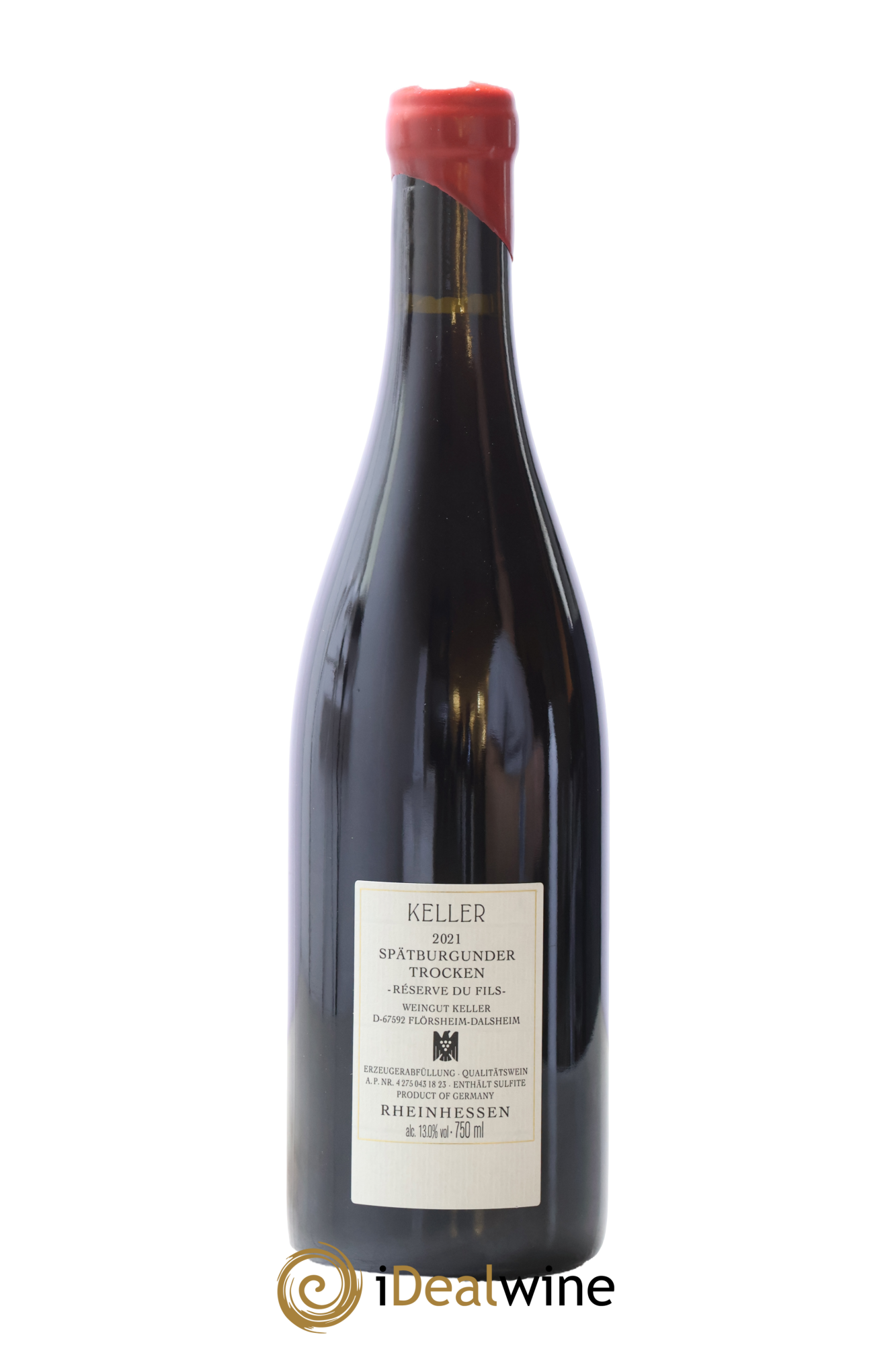 Allemagne Reserve du Fils Spatburgunder Trocken Keller 2021 - Lot of 1 bottle - 1