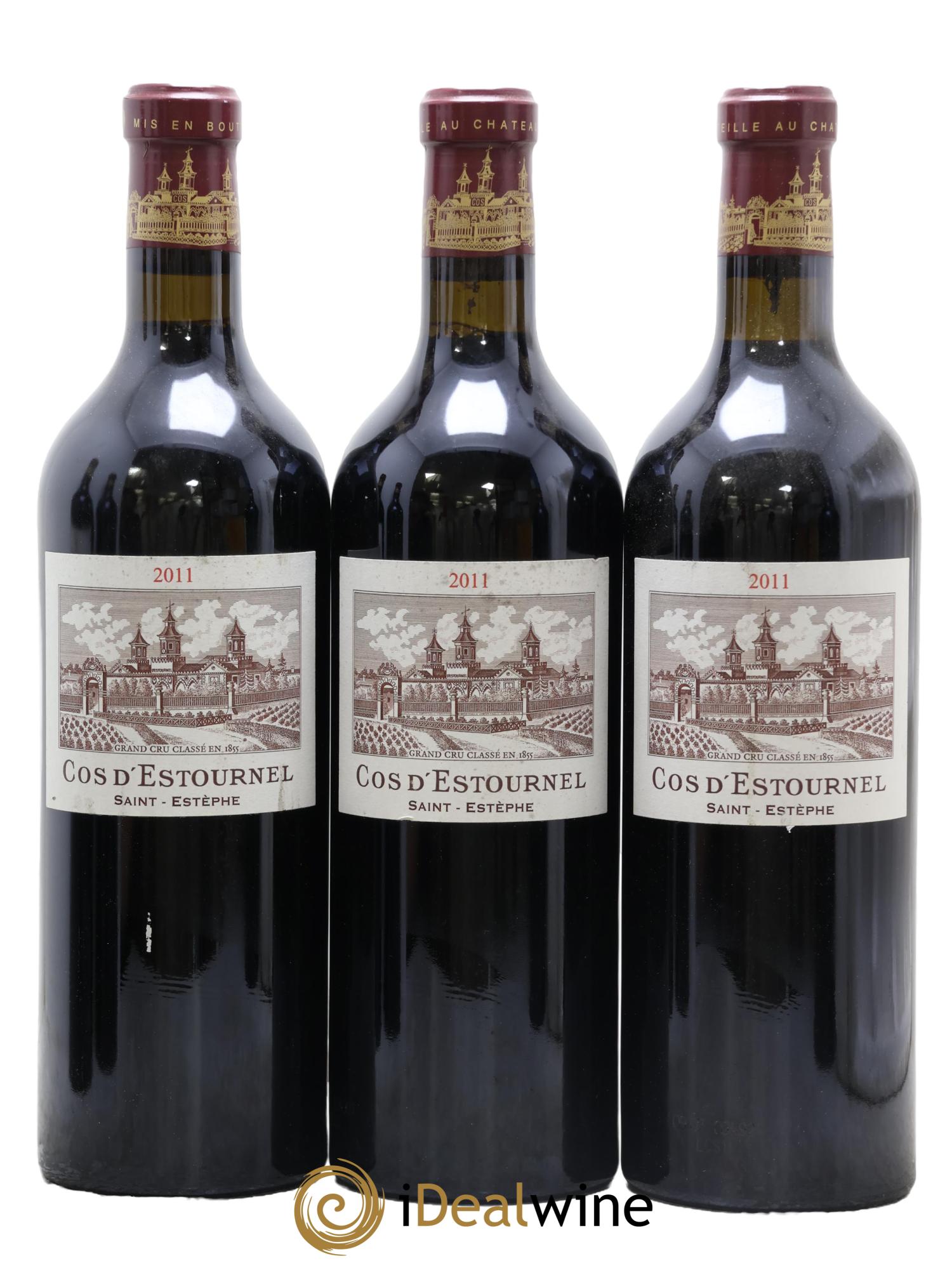 Cos d'Estournel 2ème Grand Cru Classé 2011 - Lot de 3 bouteilles - 0