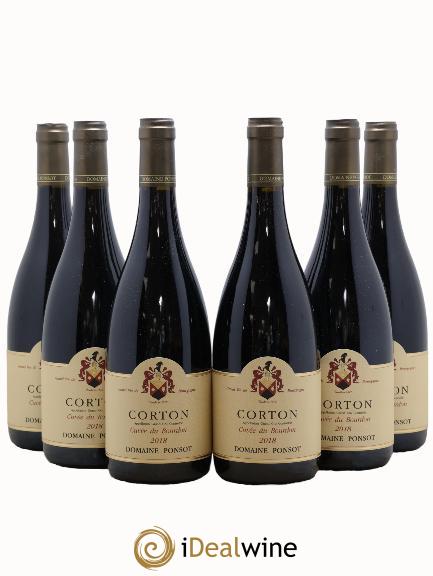 Corton Grand Cru Cuvée du Bourdon Ponsot (Domaine) 2018 - Lot of 6 bottles - 0