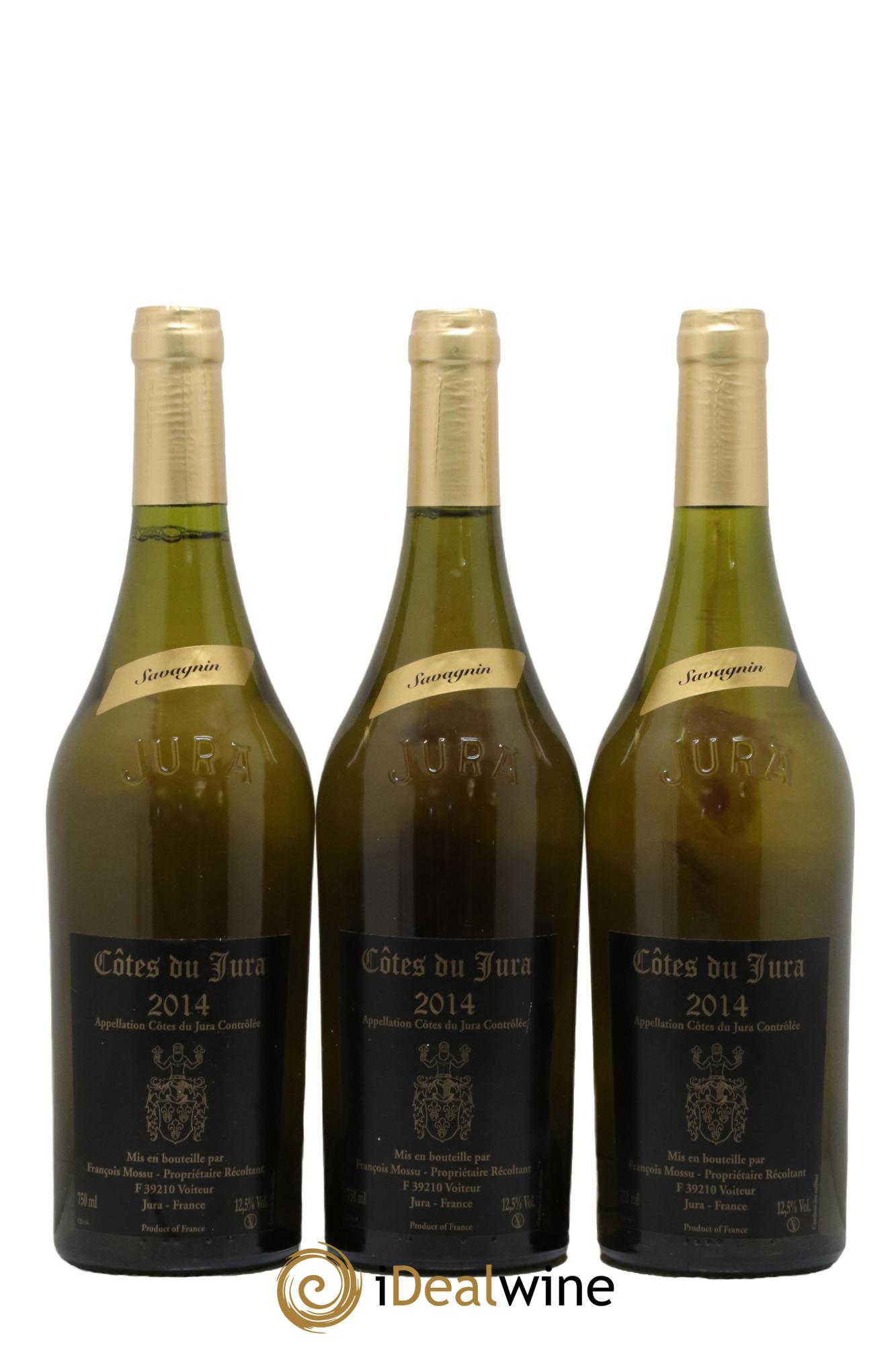 Côtes du Jura Savagnin Mossu 2014 - Posten von 3 Flaschen - 0
