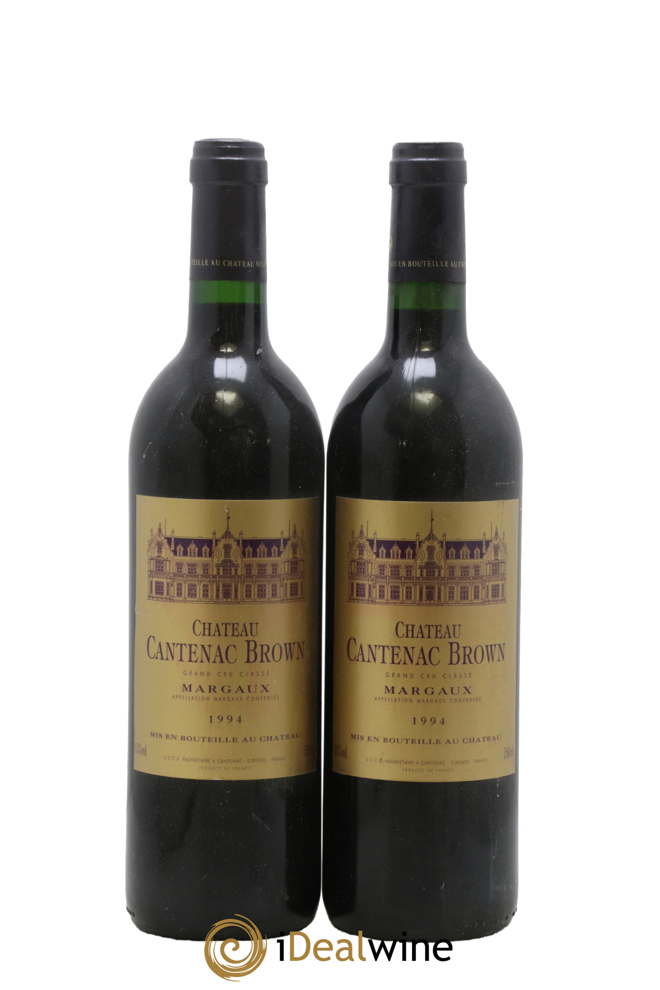 Château Cantenac Brown 3ème Grand Cru Classé 1994 - Lot de 2 bouteilles - 0
