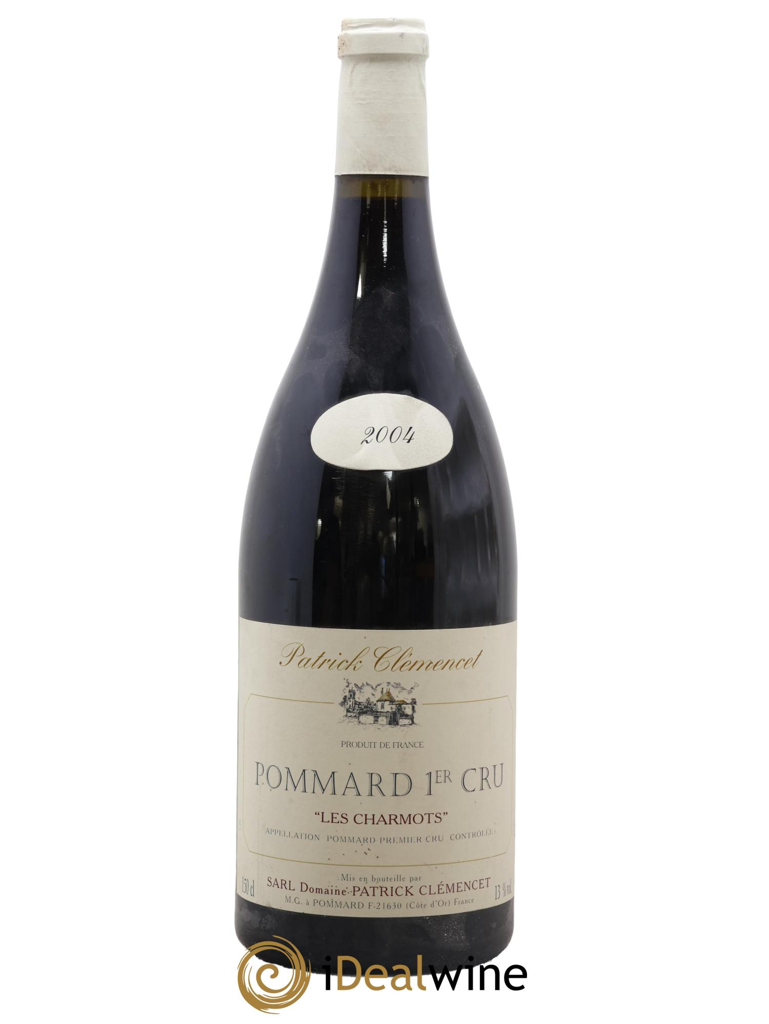 Pommard 1er Cru Charmot Domaine Patrick Clemencet Charmot 2004 - Posten von 1 Magnum - 0