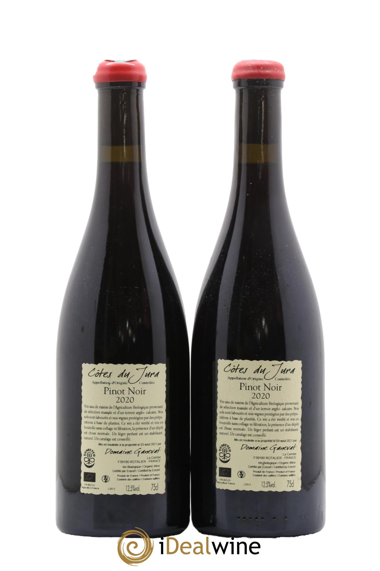Côtes du Jura Cuvée Julien Jean-François Ganevat (Domaine) 2020 - Lotto di 2 bottiglie - 1