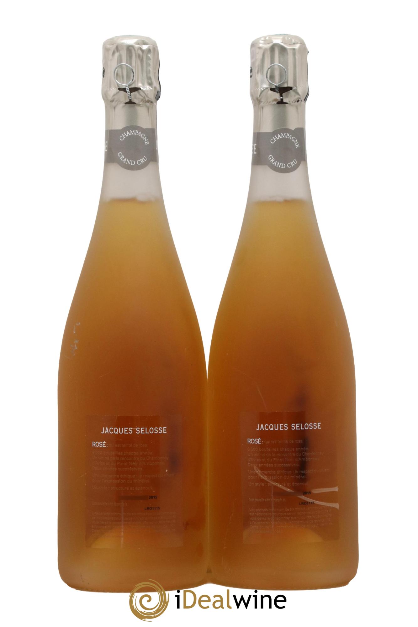 Rosé Brut Jacques Selosse - Lot de 2 bouteilles - 1