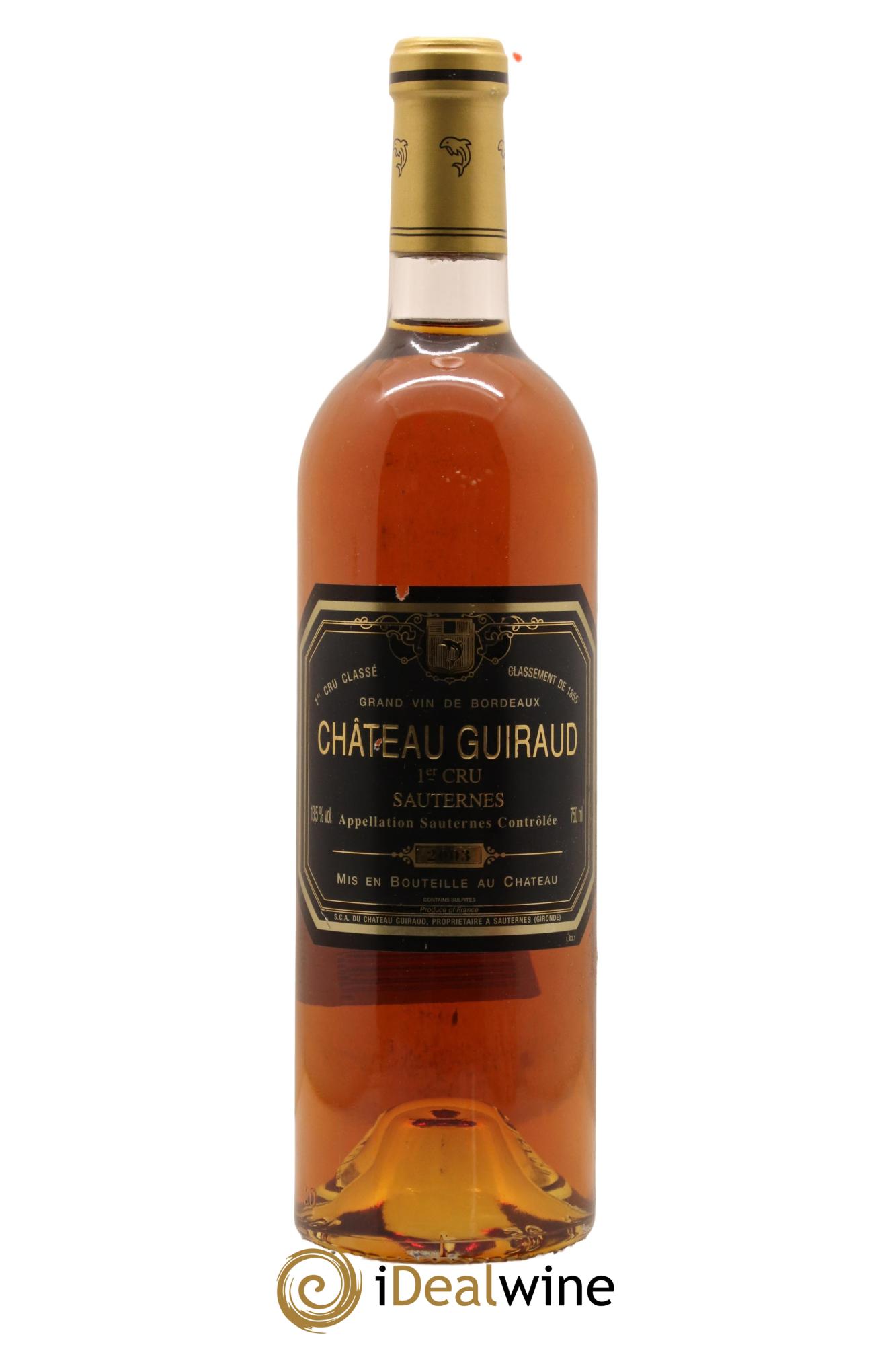 Château Guiraud 1er Grand Cru Classé 2003 - Lotto di 1 bottiglia - 0