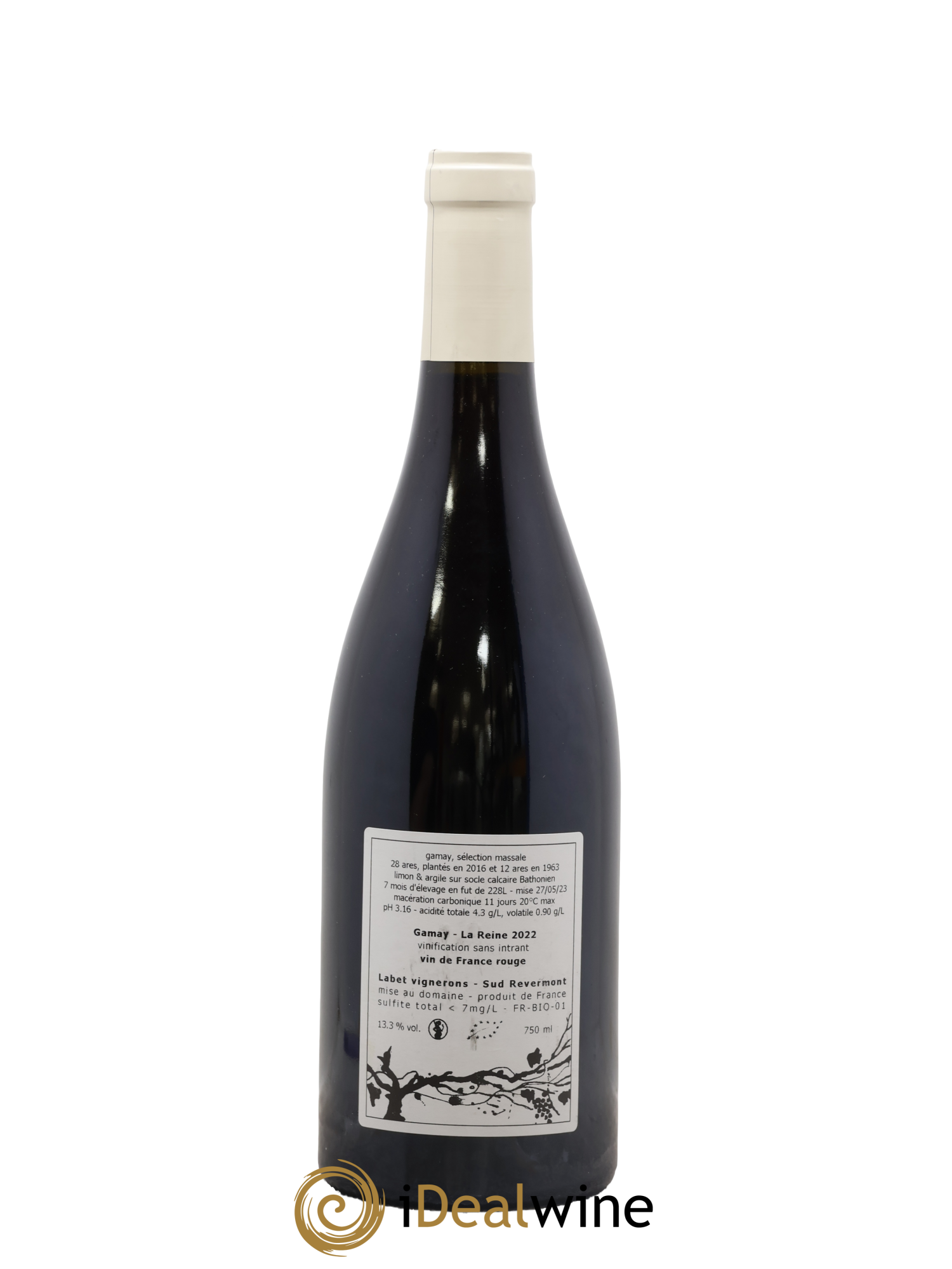 Vin de France Gamay La Reine Labet (Domaine) 2022 - Lot de 1 bouteille - 1