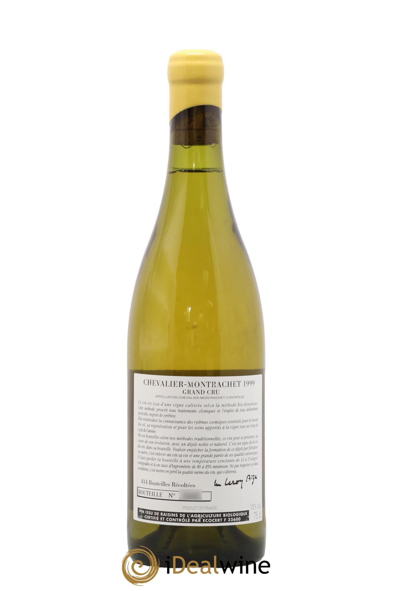 Chevalier-Montrachet Grand Cru d'Auvenay (Domaine) 1999 - Lot of 1 bottle - 1