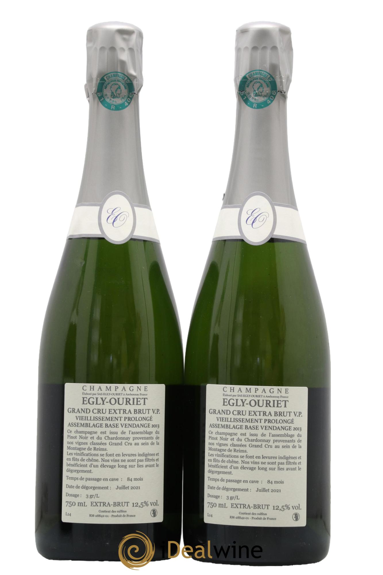 Extra-Brut VP Egly-Ouriet - Lot de 2 bouteilles - 1
