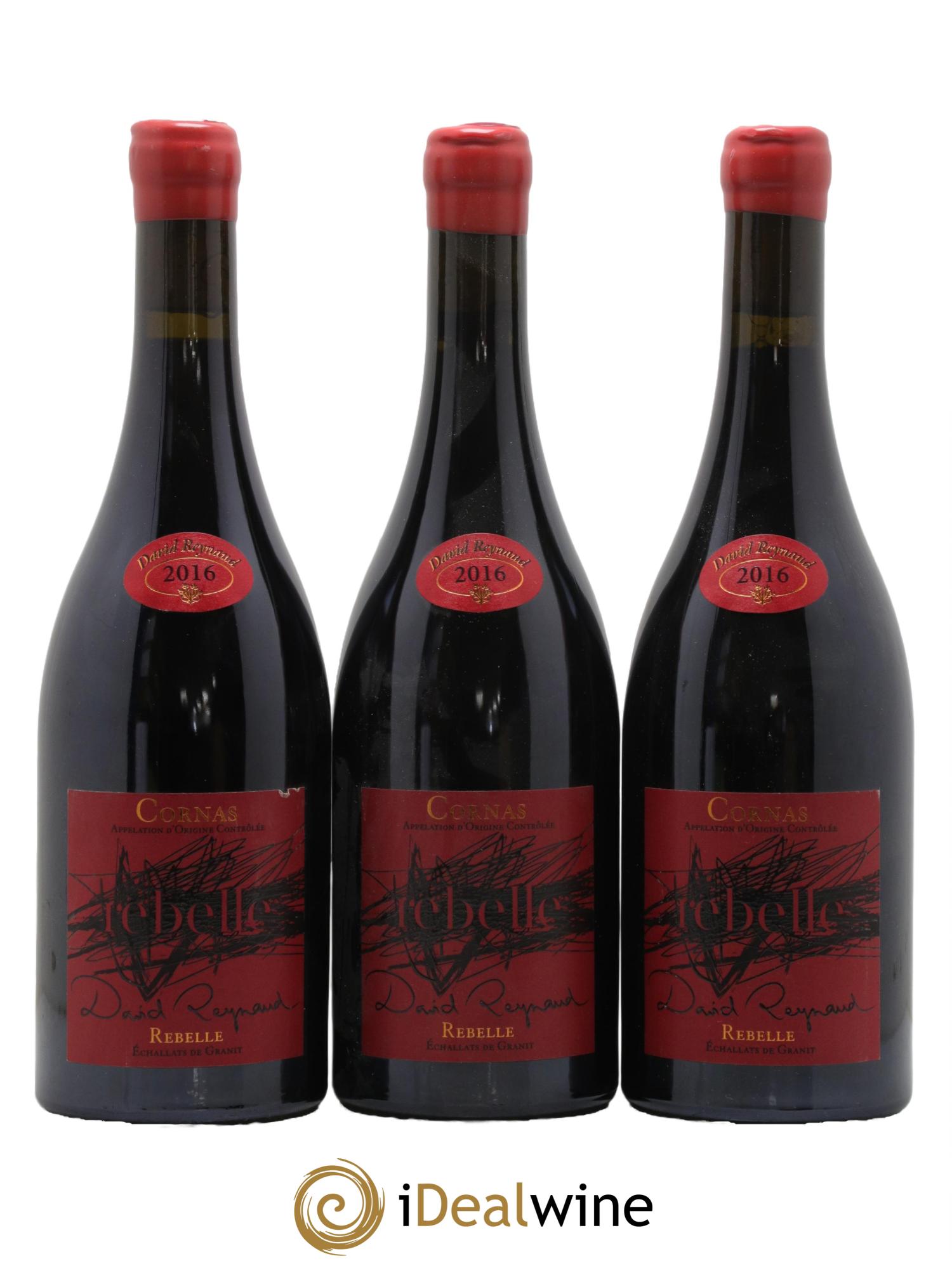 Cornas Rebelle David Reynaud 2016 - Lot de 3 bouteilles - 0