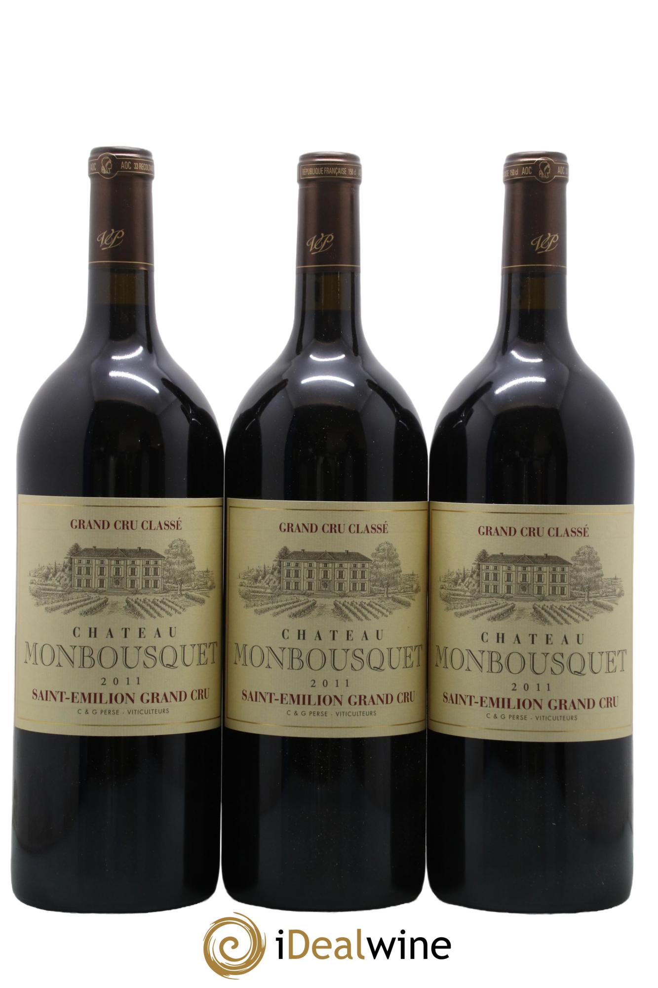 Château Monbousquet Grand Cru Classé 2011 - Lot de 6 magnums - 1