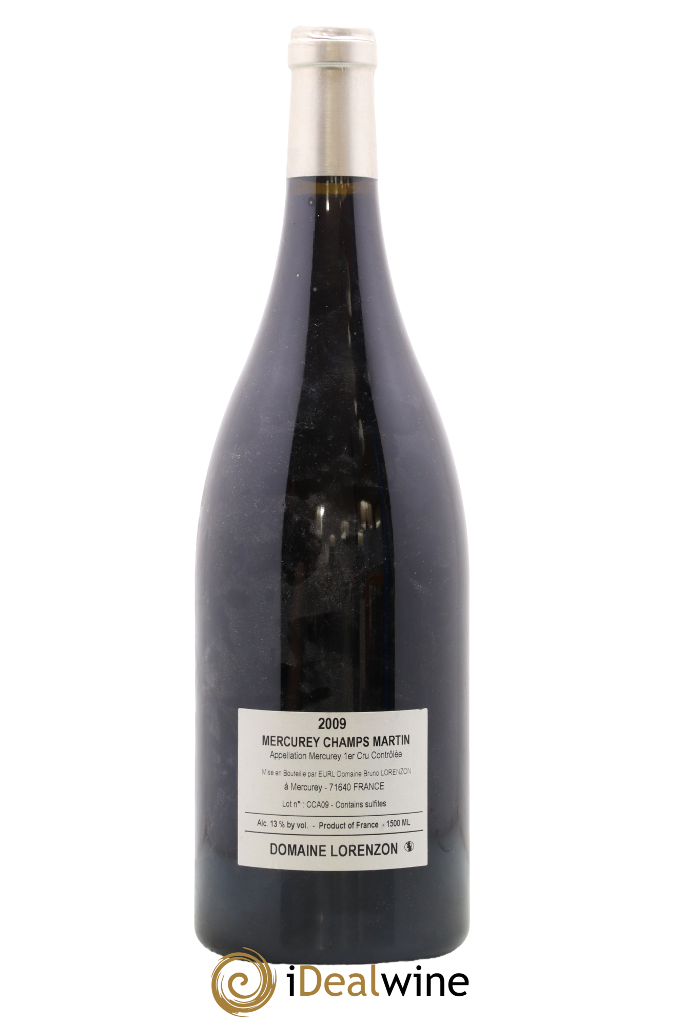 Mercurey 1er Cru Clos des Champs Martin - Carline Bruno Lorenzon 2009 - Lot de 1 magnum - 1