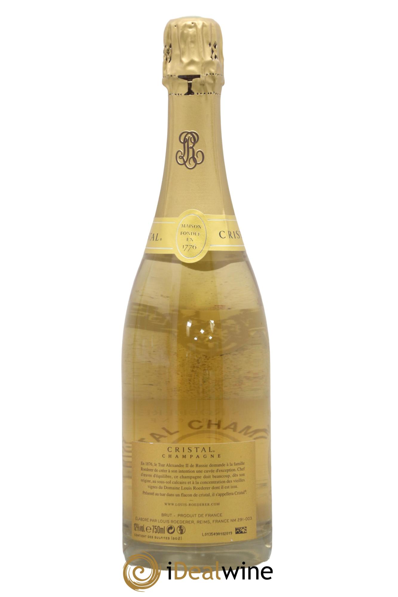Cristal Louis Roederer 2012 - Lot of 1 bottle - 1