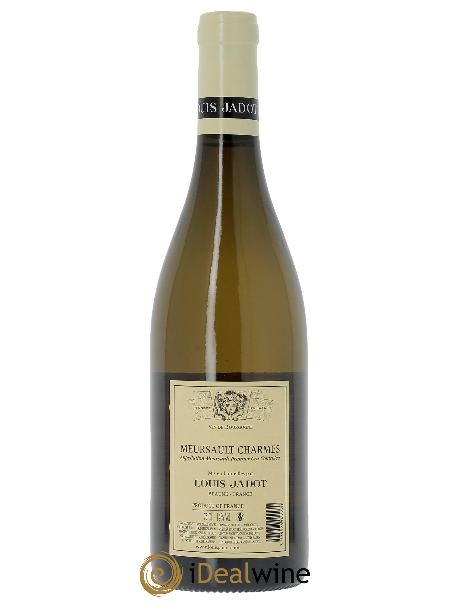 Meursault 1er Cru Les Charmes Domaine Gagey - Louis Jadot  2023 - Lot de 1 bouteille - 1