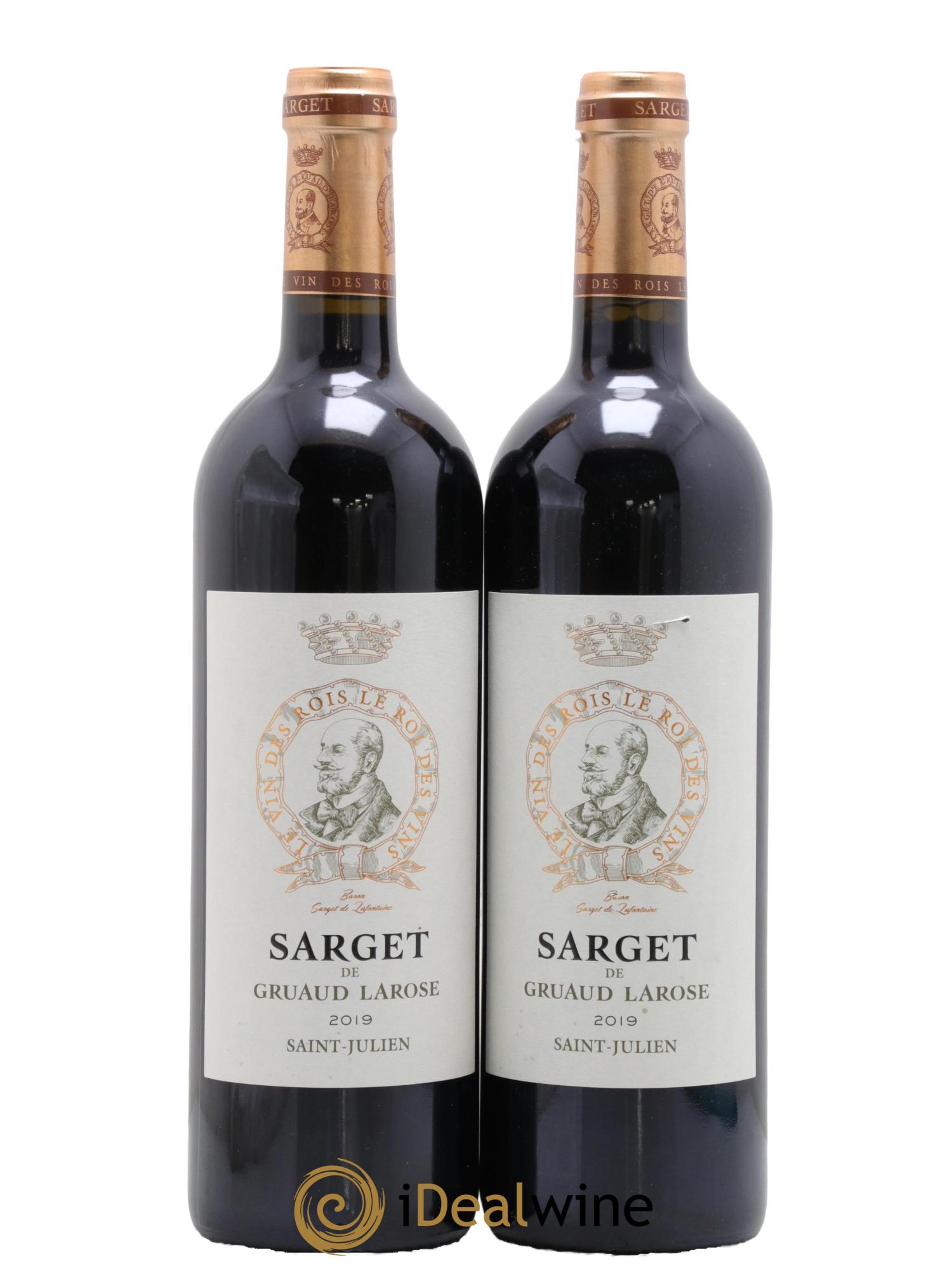 Sarget de Gruaud Larose Second Vin 2019 - Posten von 2 Flaschen - 0