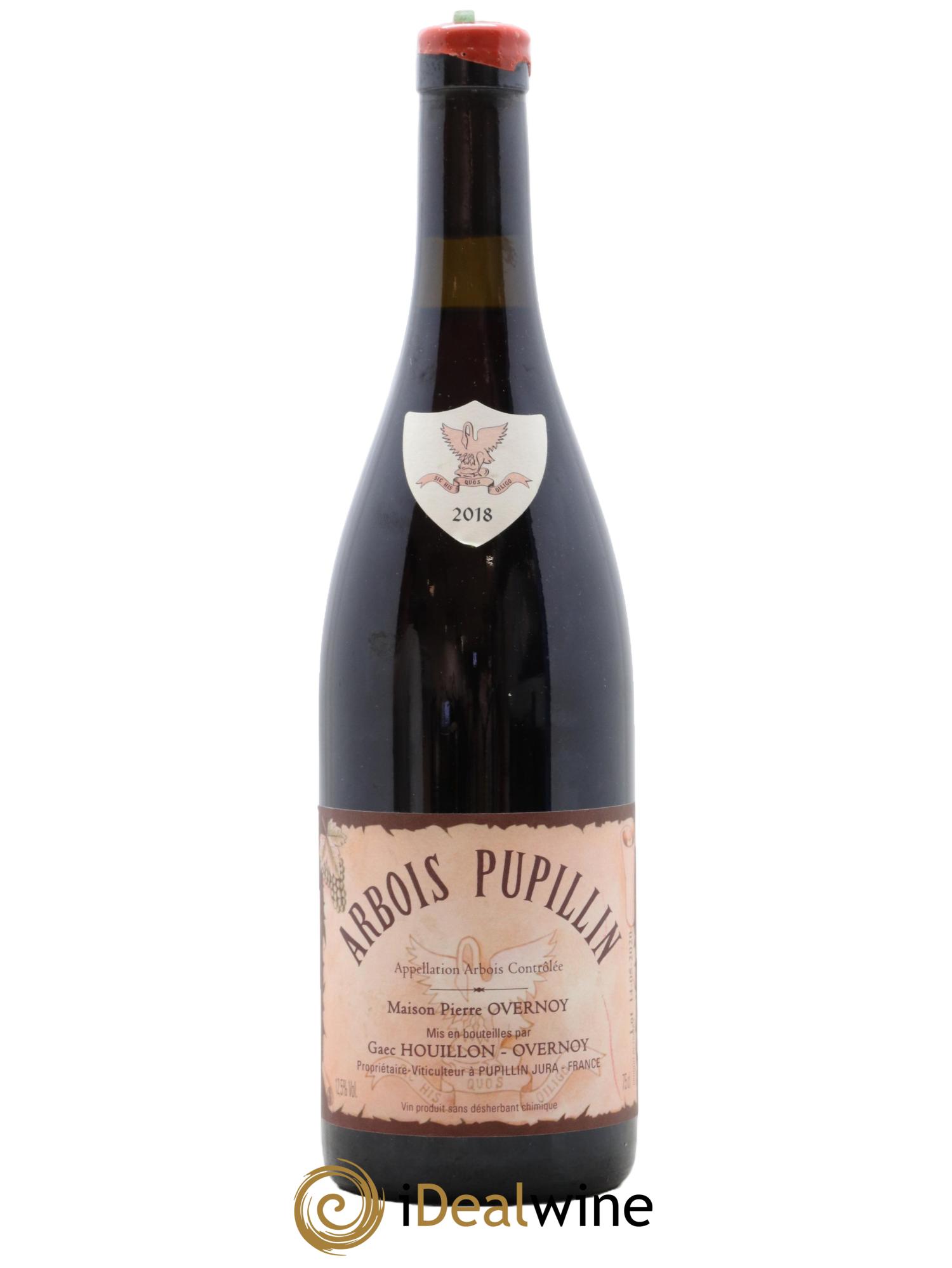 Arbois-Pupillin Poulsard (cire rouge) Overnoy-Houillon (Domaine) 2018 - Lot de 1 bouteille - 0