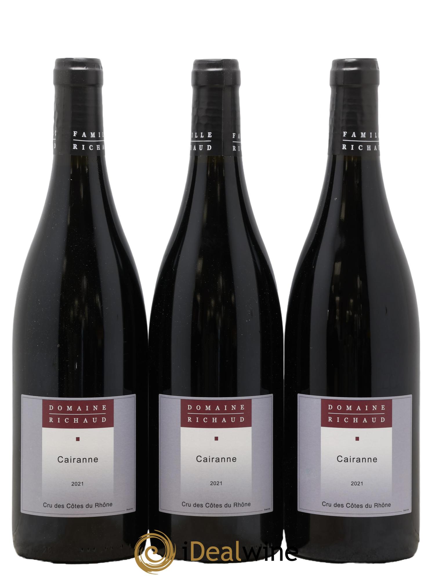 Cairanne Marcel Richaud 2021 - Lotto di 3 bottiglie - 0