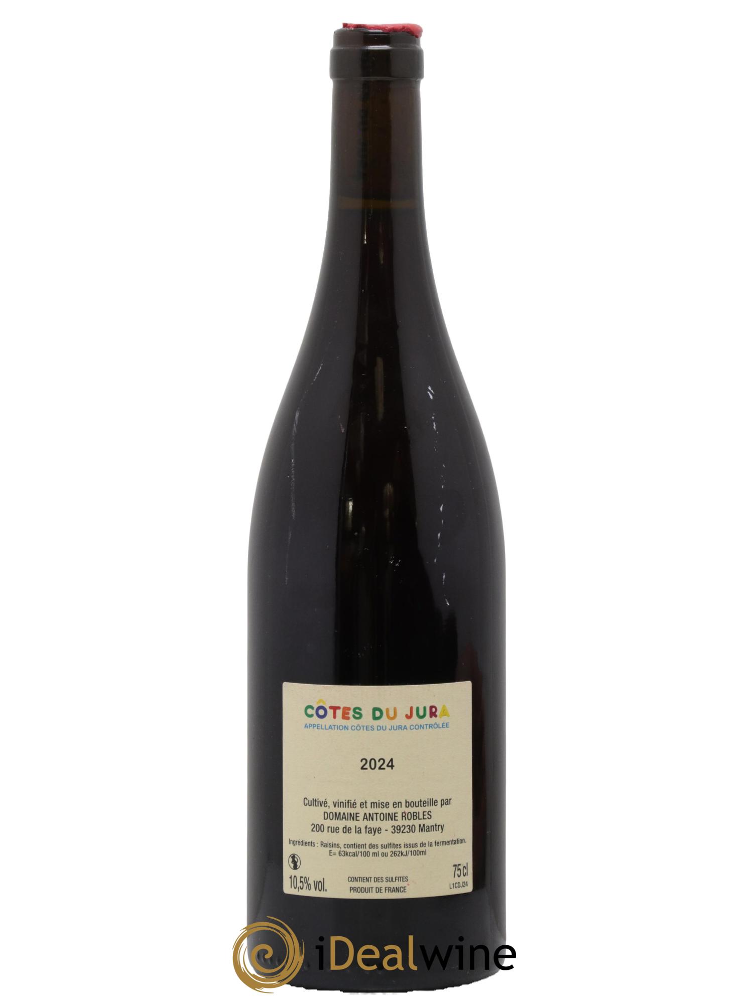 Côtes du Jura Clos des Vallières Poulsard Antoine Robles 2024 - Lot de 1 bouteille - 1