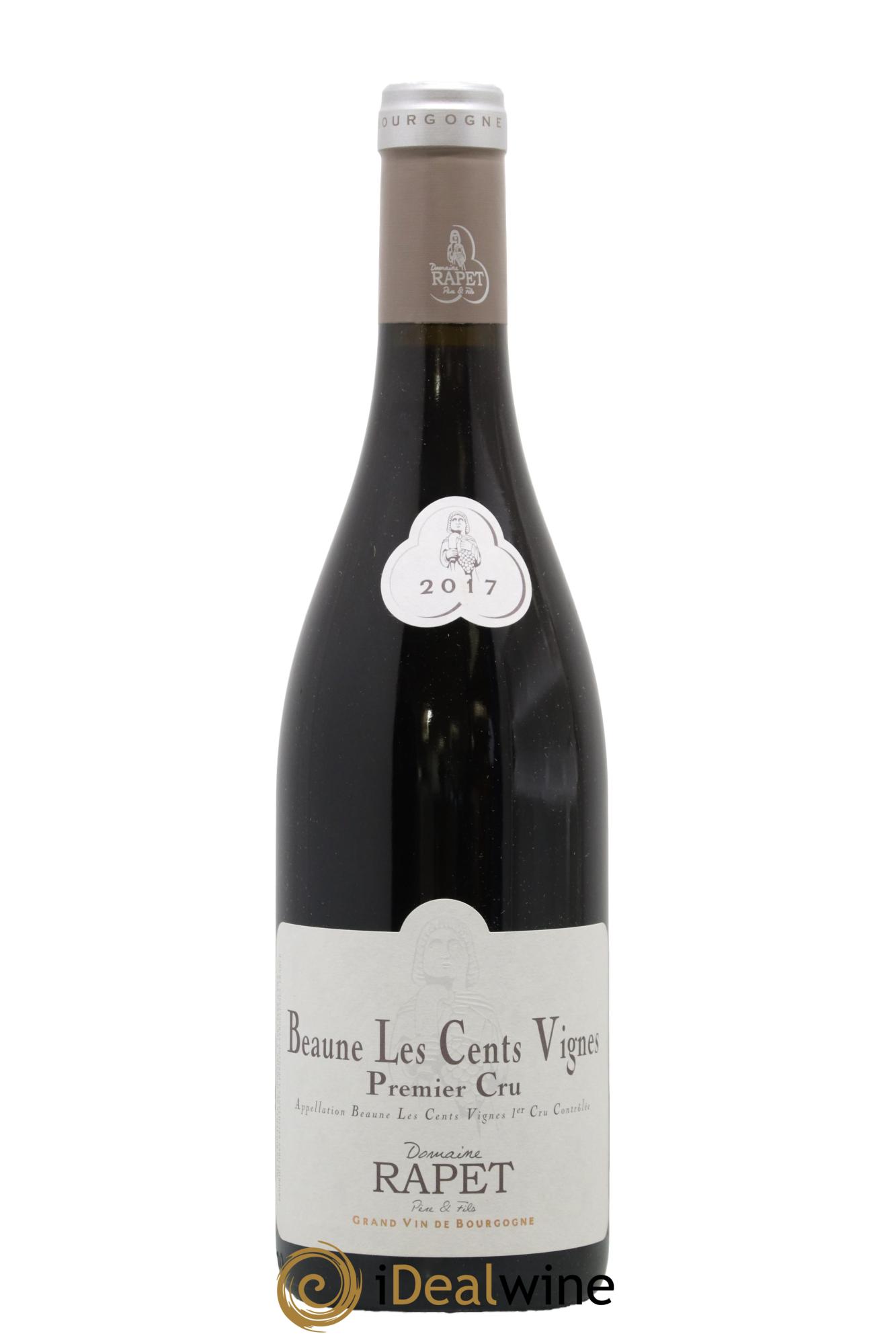 Beaune 1er Cru Les Cents Vignes Rapet Père & Fils 2017 - Lot de 1 bouteille - 0