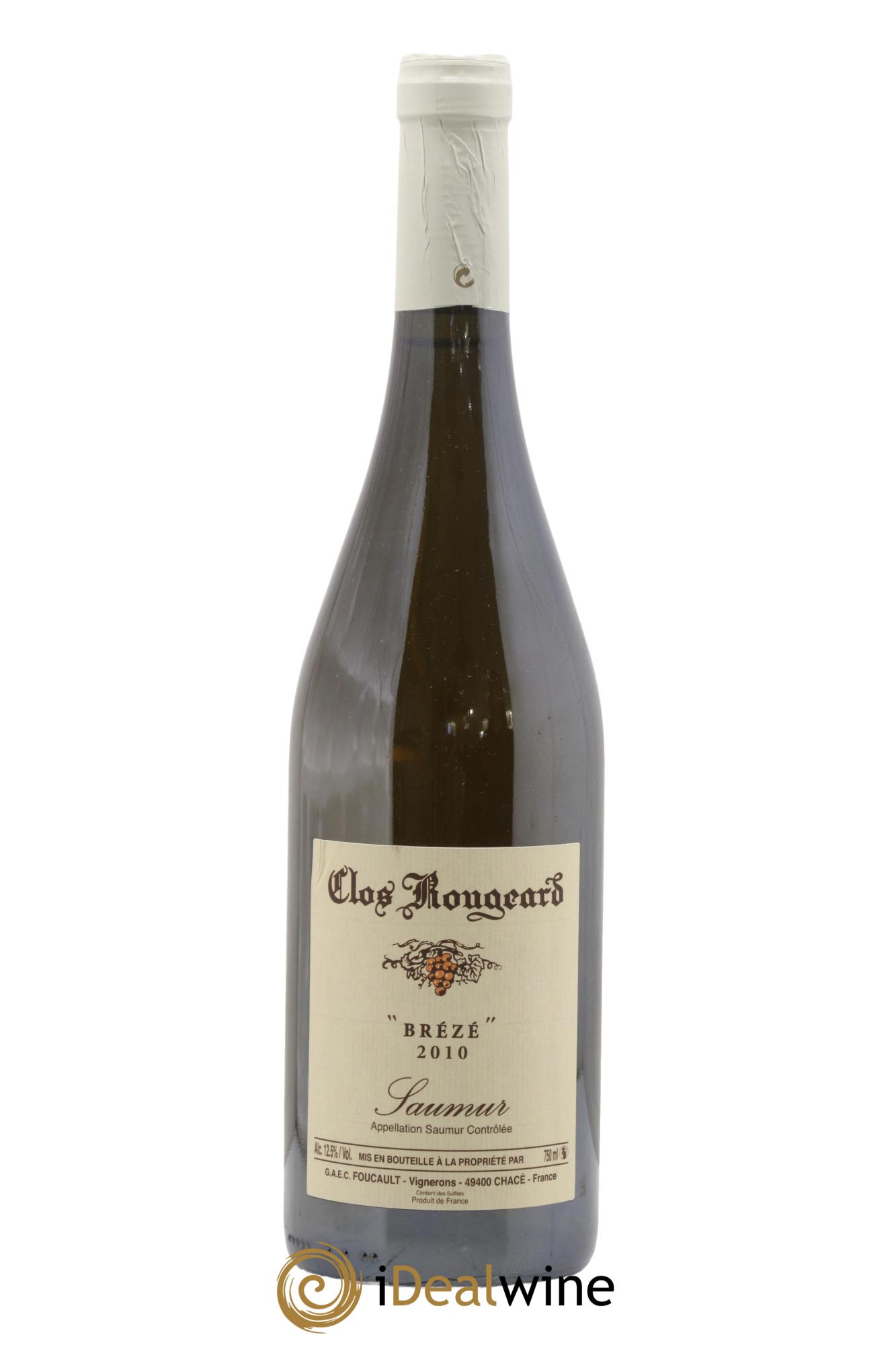Saumur Brézé Clos Rougeard 2010 - Lot de 1 bouteille - 0