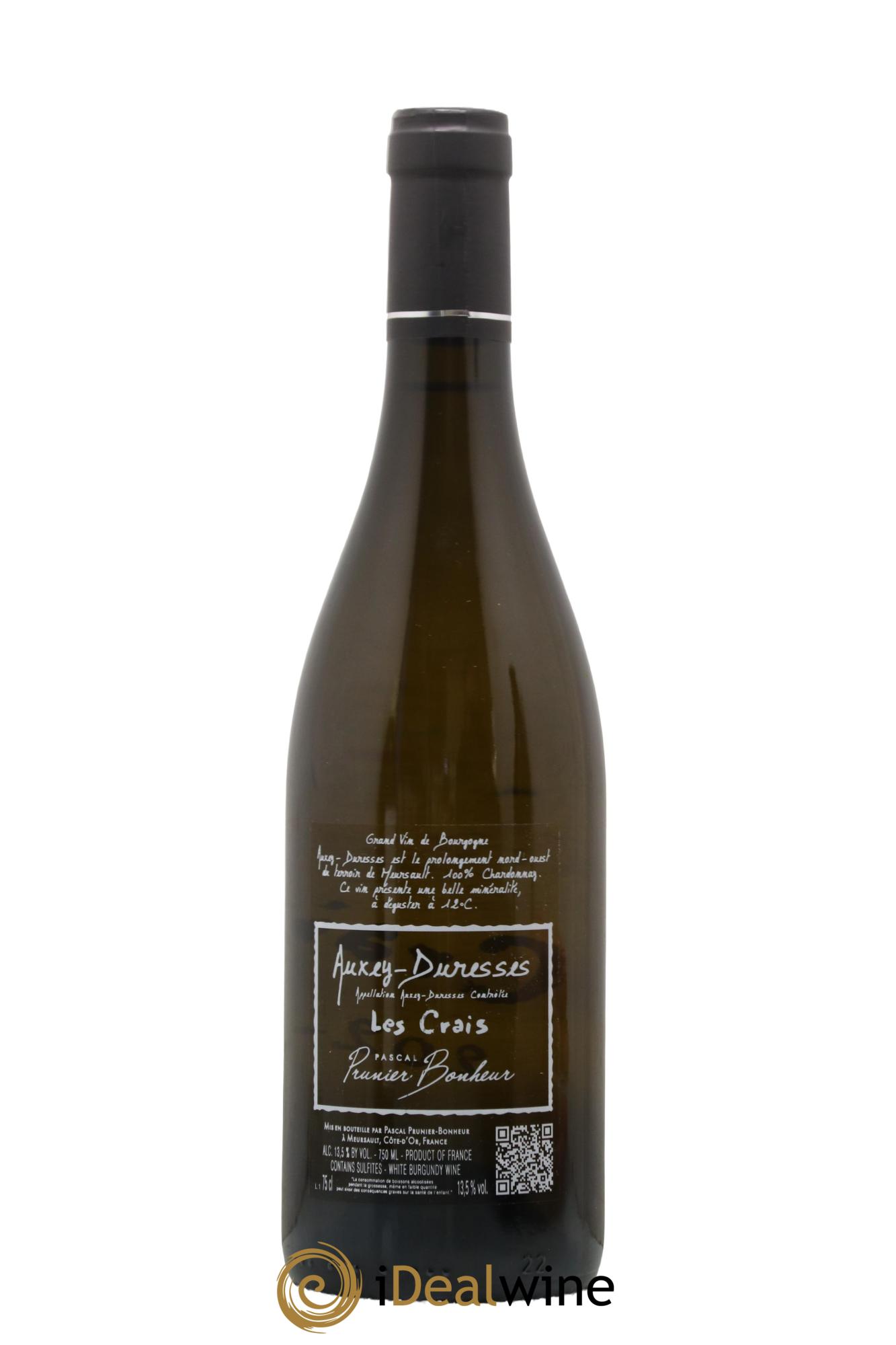 Auxey-Duresses Les Craies Pascal Prunier-Bonheur 2021 - Lot de 1 bouteille - 1