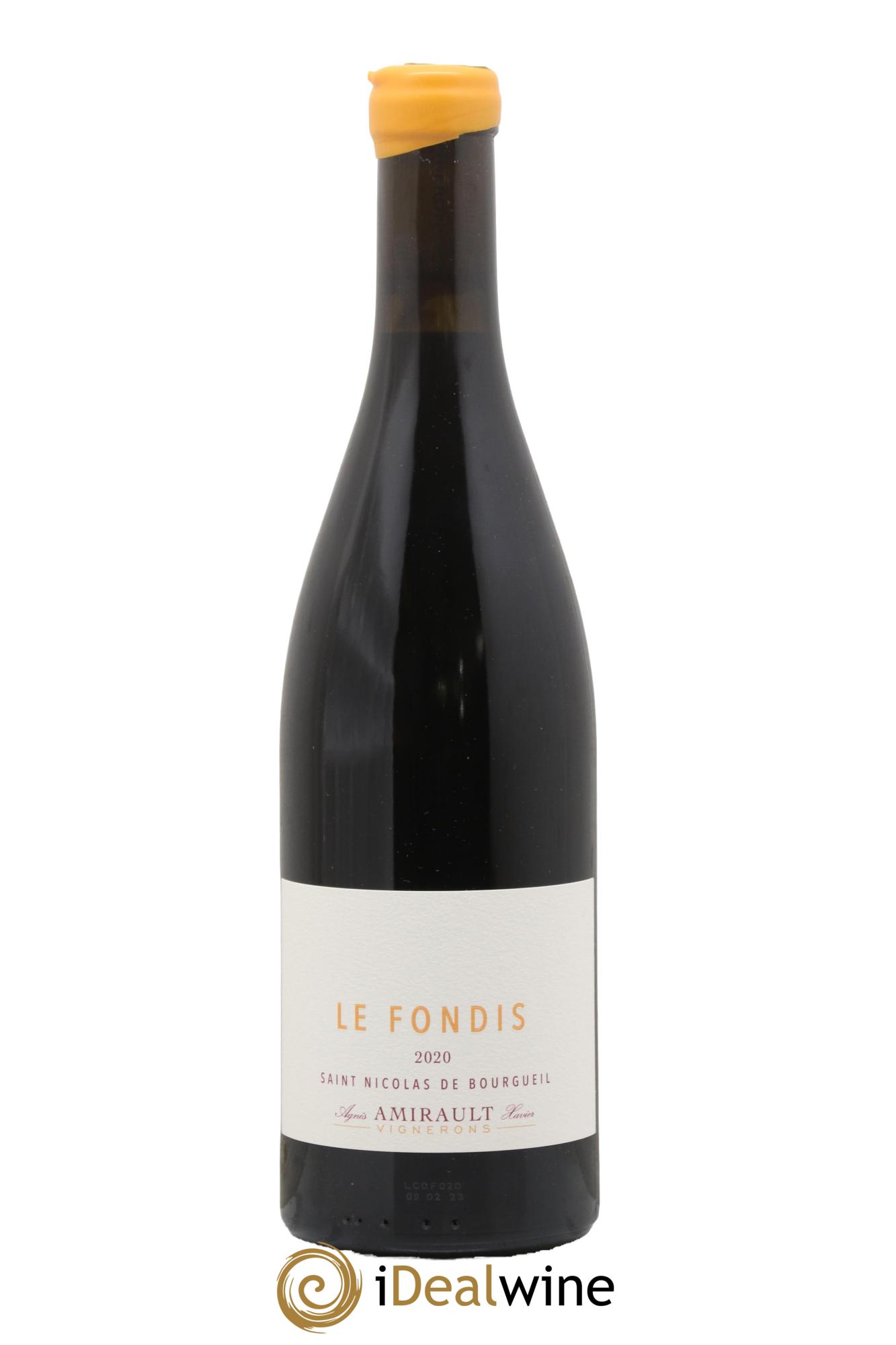Saint-Nicolas de Bourgueil Le Fondis Agnès et Xavier Amirault 2020 - Lot de 1 bouteille - 0