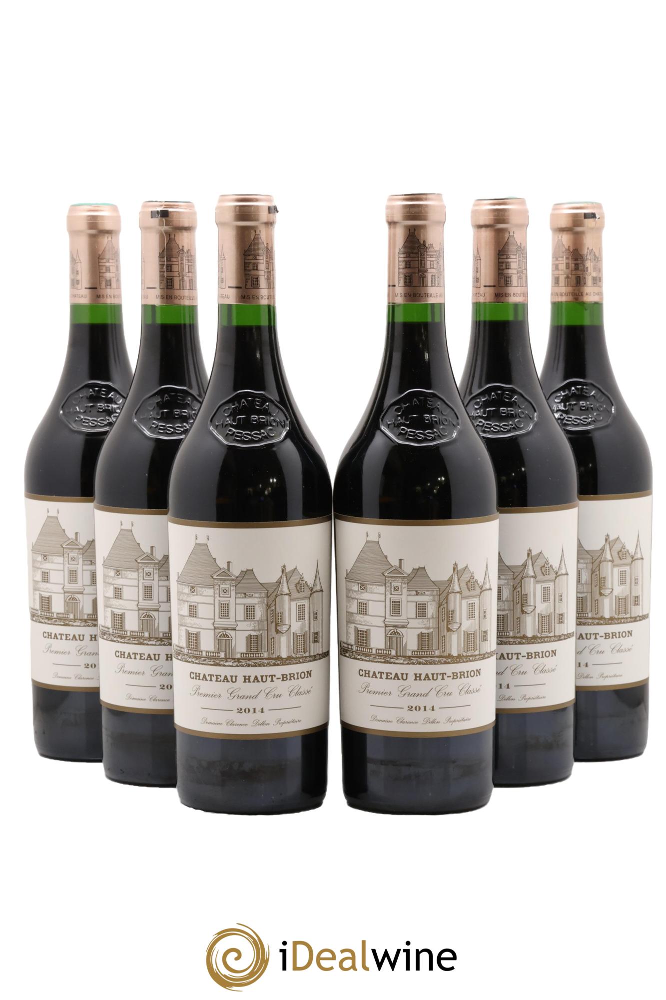 Château Haut Brion 1er Grand Cru Classé 2014 - Lot de 6 bouteilles - 0