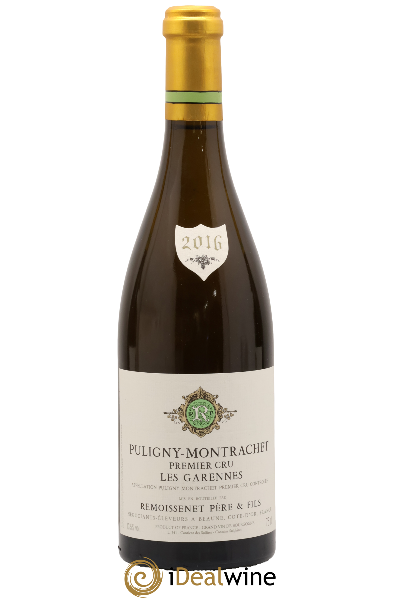Puligny-Montrachet 1er Cru Les Garennes - Remoissenet Père et Fils 2016 - Lot de 1 bouteille - 0